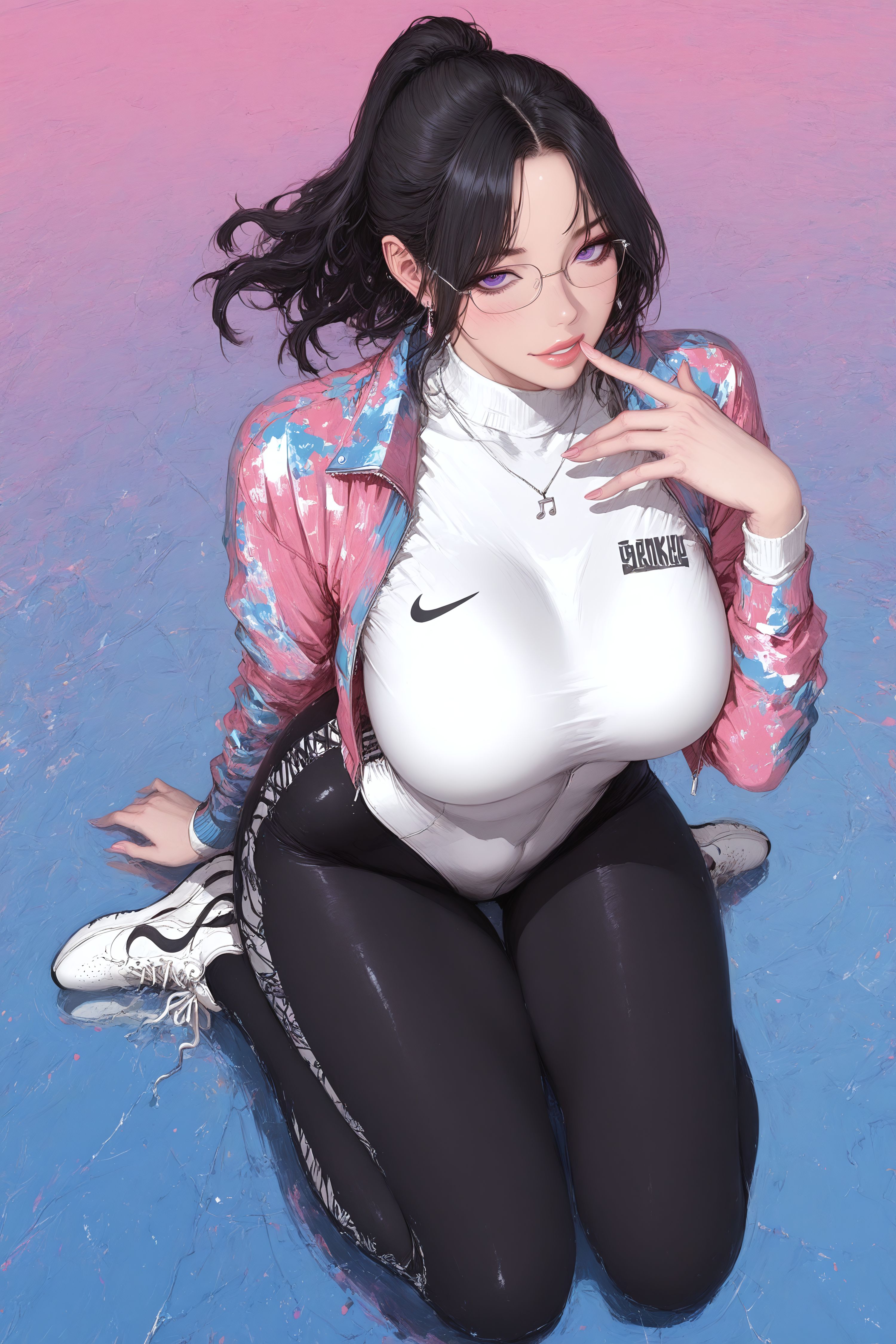 金馆长 健身教练 二次元韩漫动漫穿搭 运动瑜伽,第1张