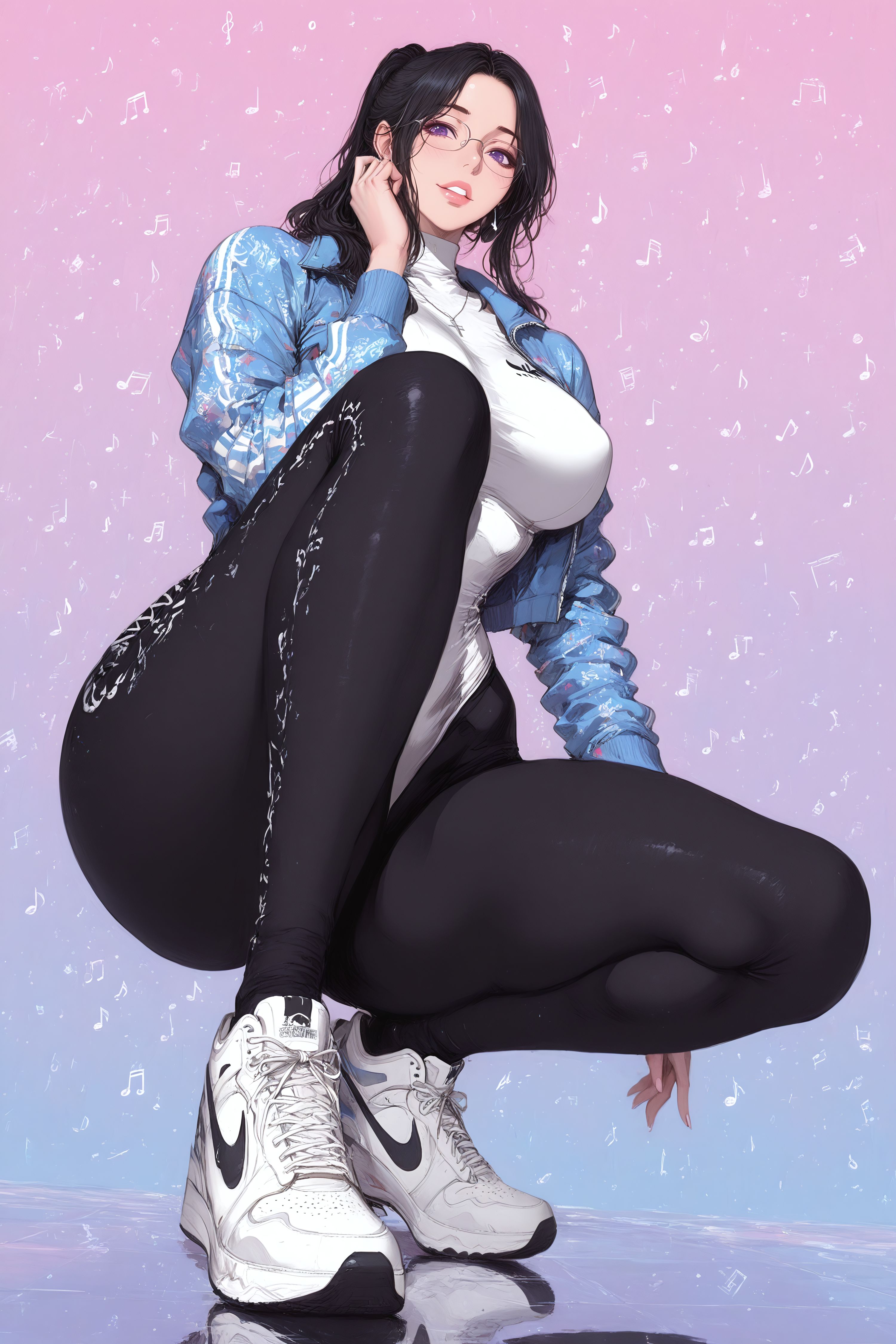 金馆长 健身教练 二次元韩漫动漫穿搭 运动瑜伽,第6张