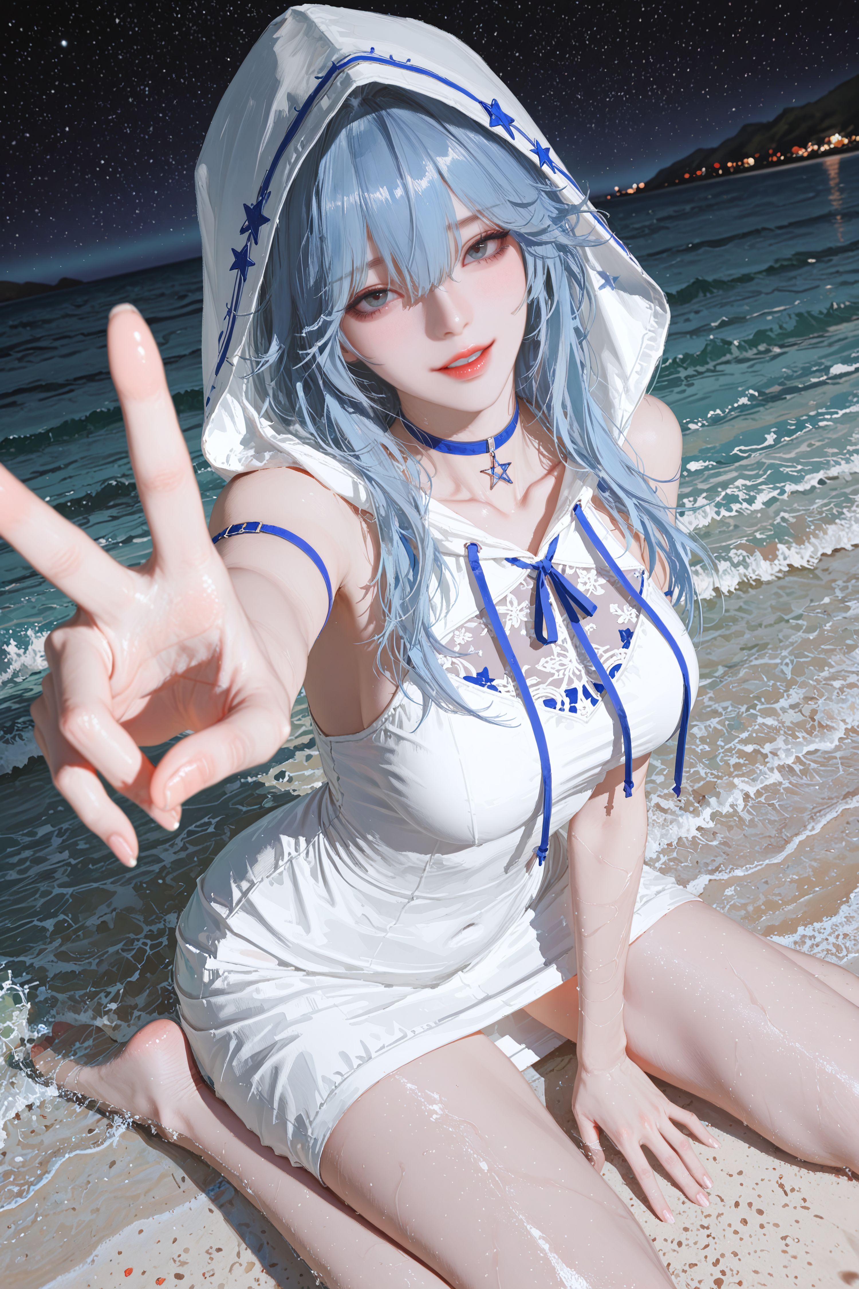 鸣潮手游 二次元 守岸人 游戏人物 海边,第1张