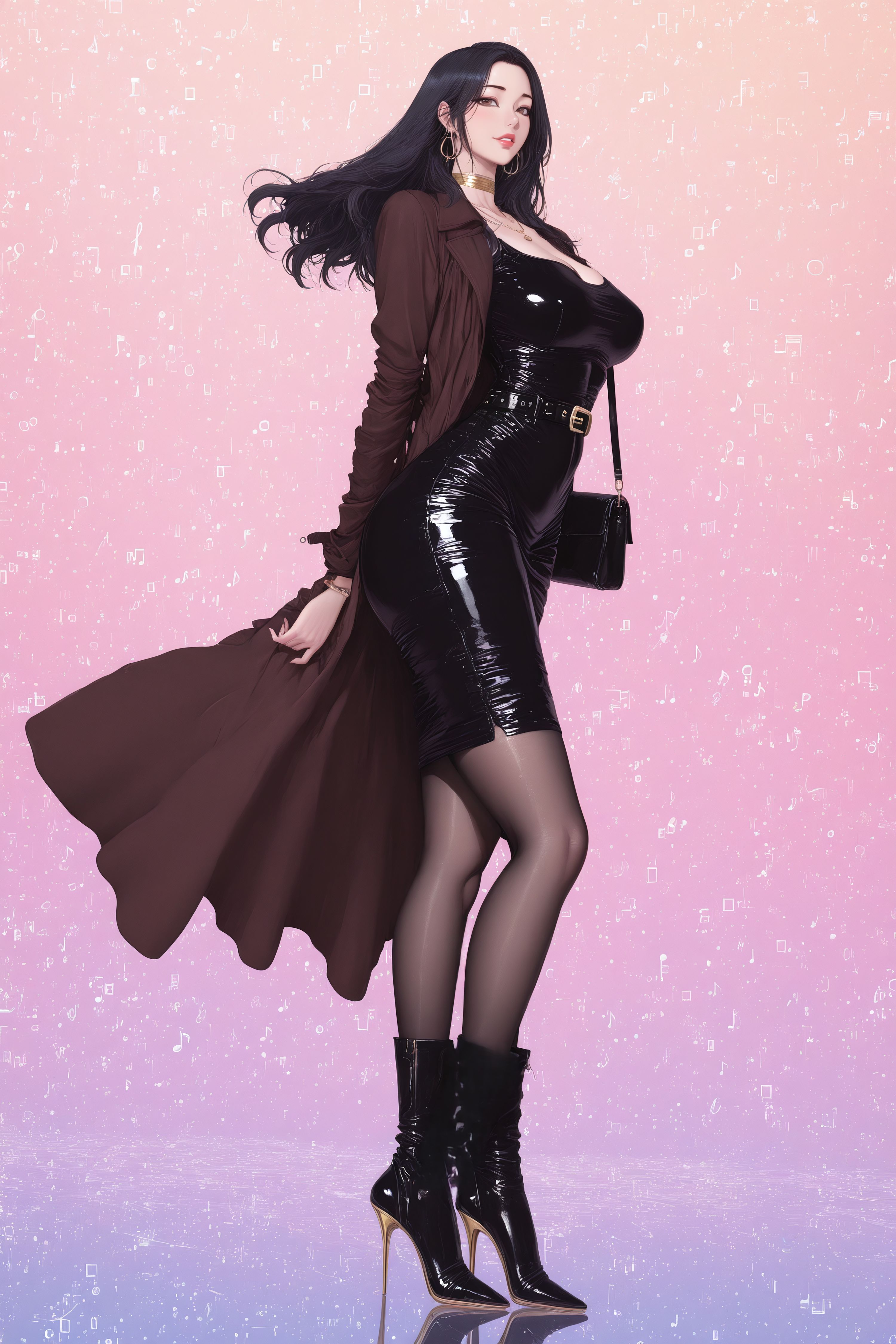 春花—健身教练 二次元韩漫 动漫穿搭 皮靴黑丝,第2张 春花—健身教练 二次元韩漫 动漫穿搭 皮靴黑丝,第2张