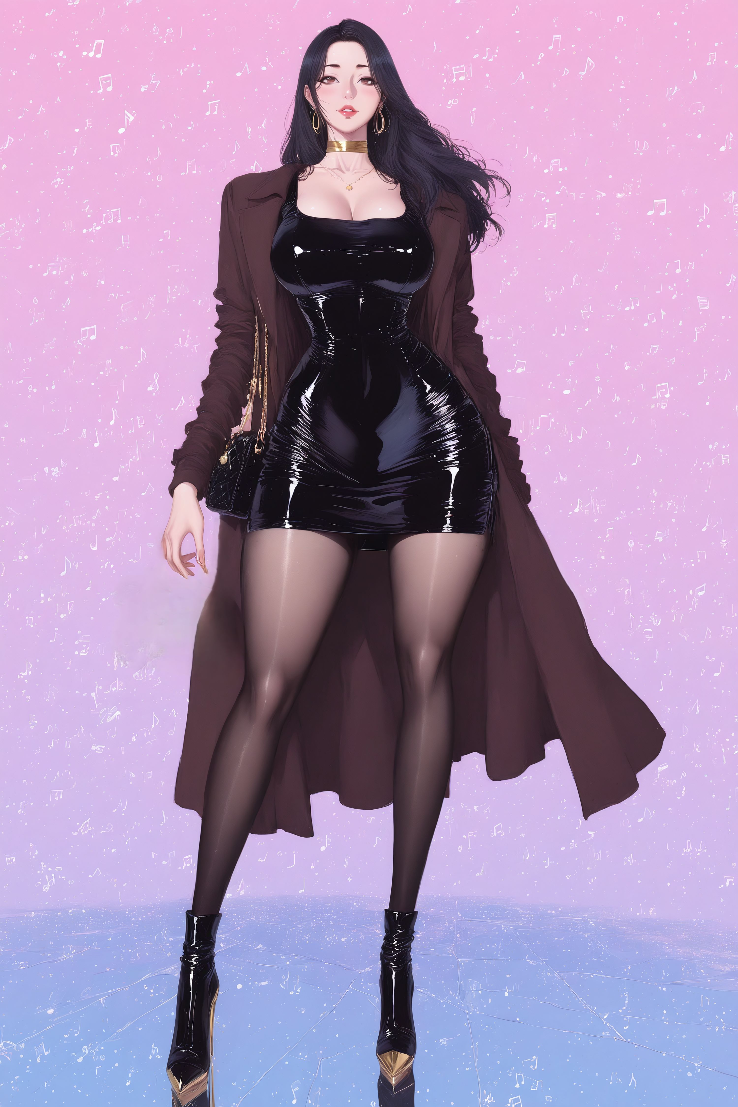 春花—健身教练 二次元韩漫 动漫穿搭 皮靴黑丝,第4张 春花—健身教练 二次元韩漫 动漫穿搭 皮靴黑丝,第4张