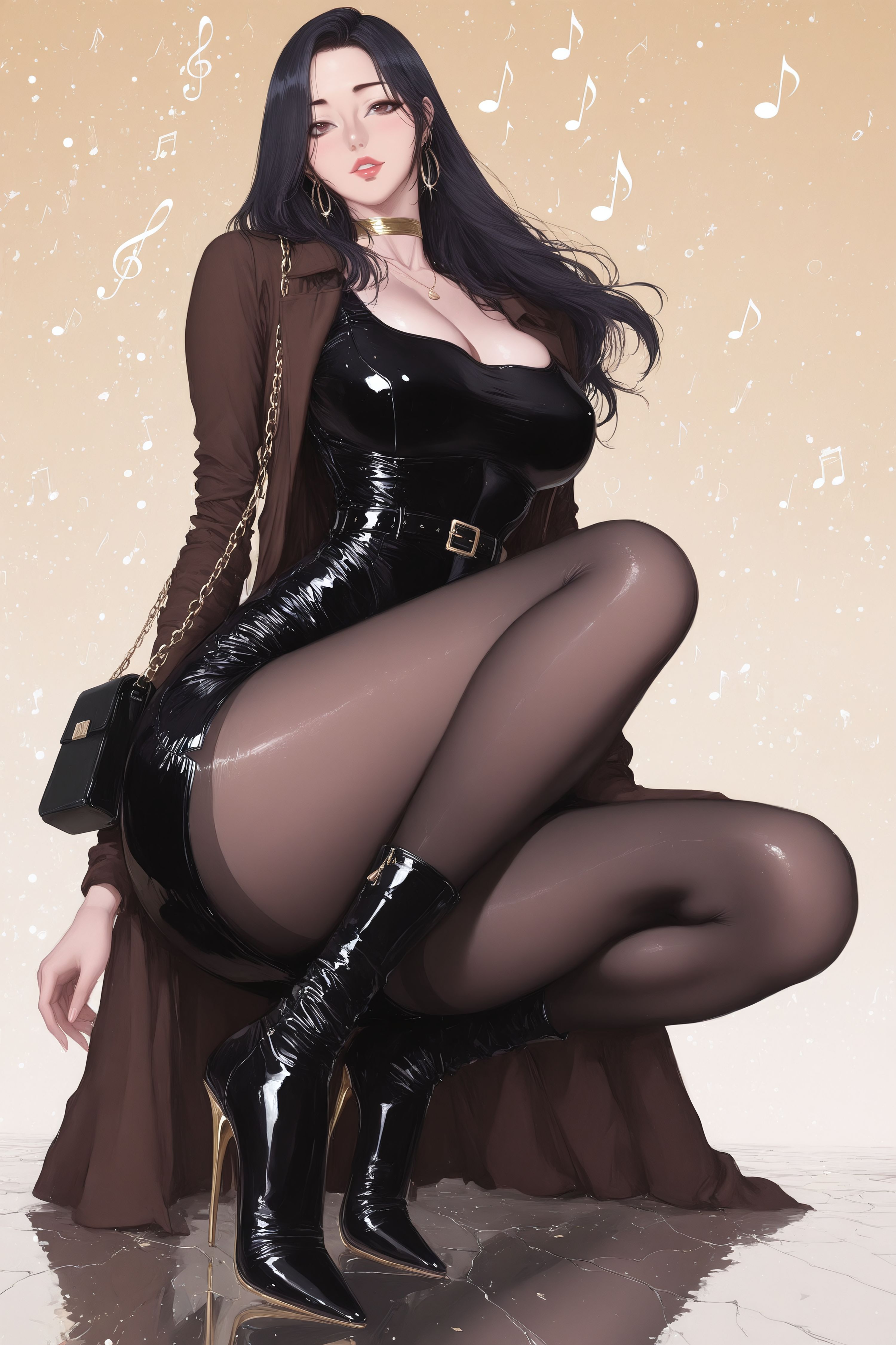 春花—健身教练 二次元韩漫 动漫穿搭 皮靴黑丝,第6张 春花—健身教练 二次元韩漫 动漫穿搭 皮靴黑丝,第6张