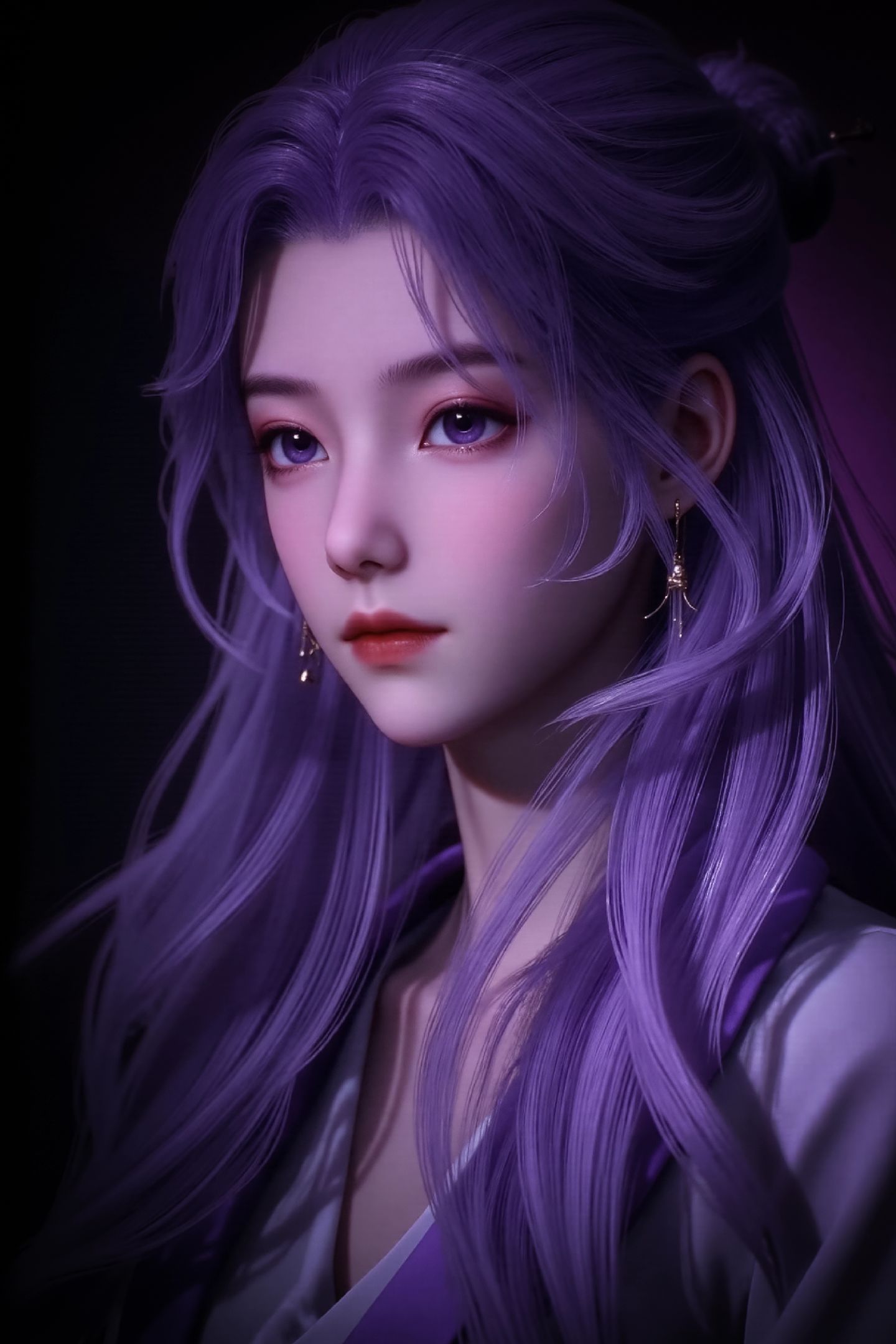 师兄啊师兄 云霄仙子 紫色很有韵味 国漫女神 这也太好看了,第4张