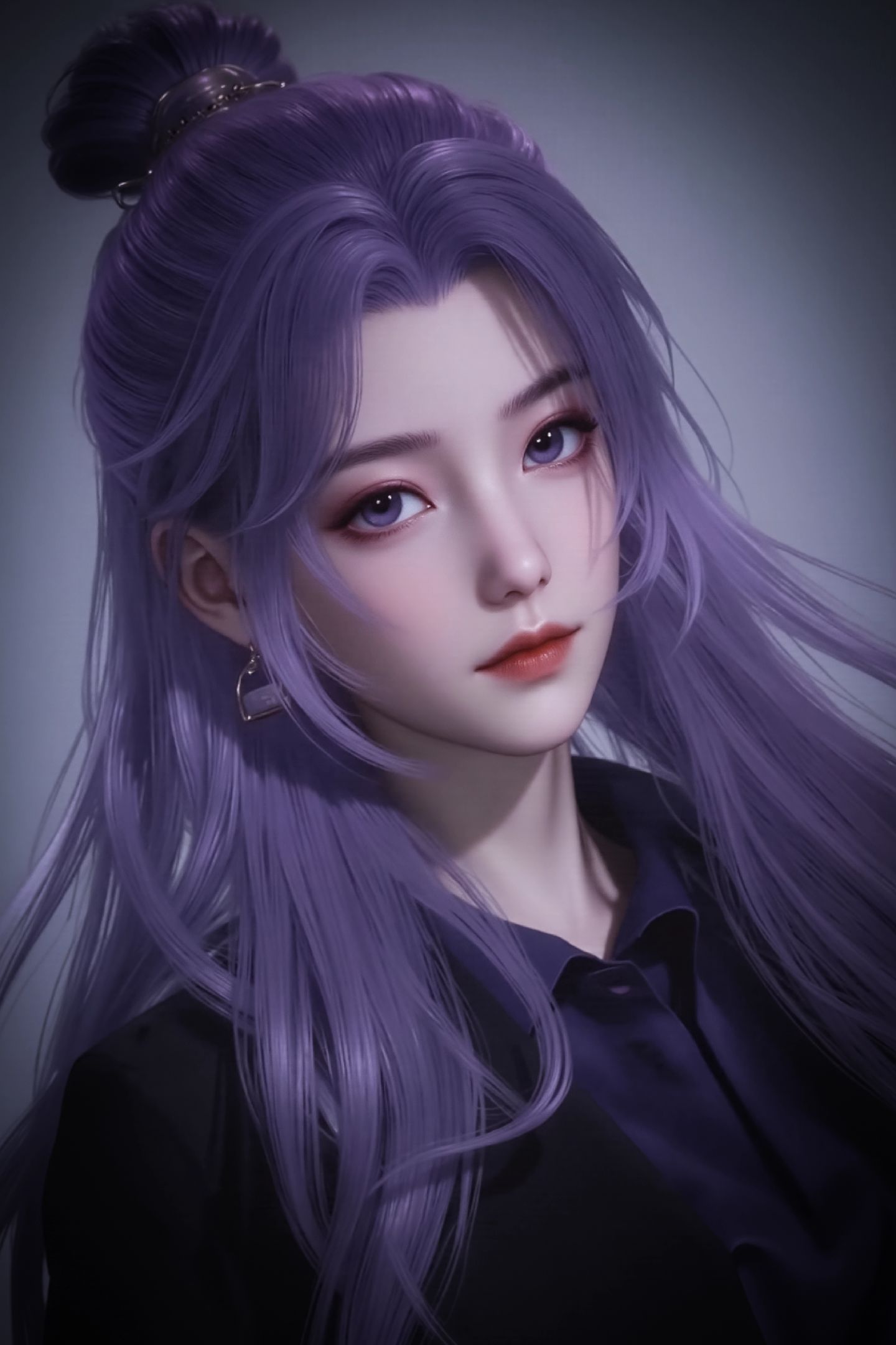 师兄啊师兄 云霄仙子 紫色很有韵味 国漫女神 这也太好看了,第2张