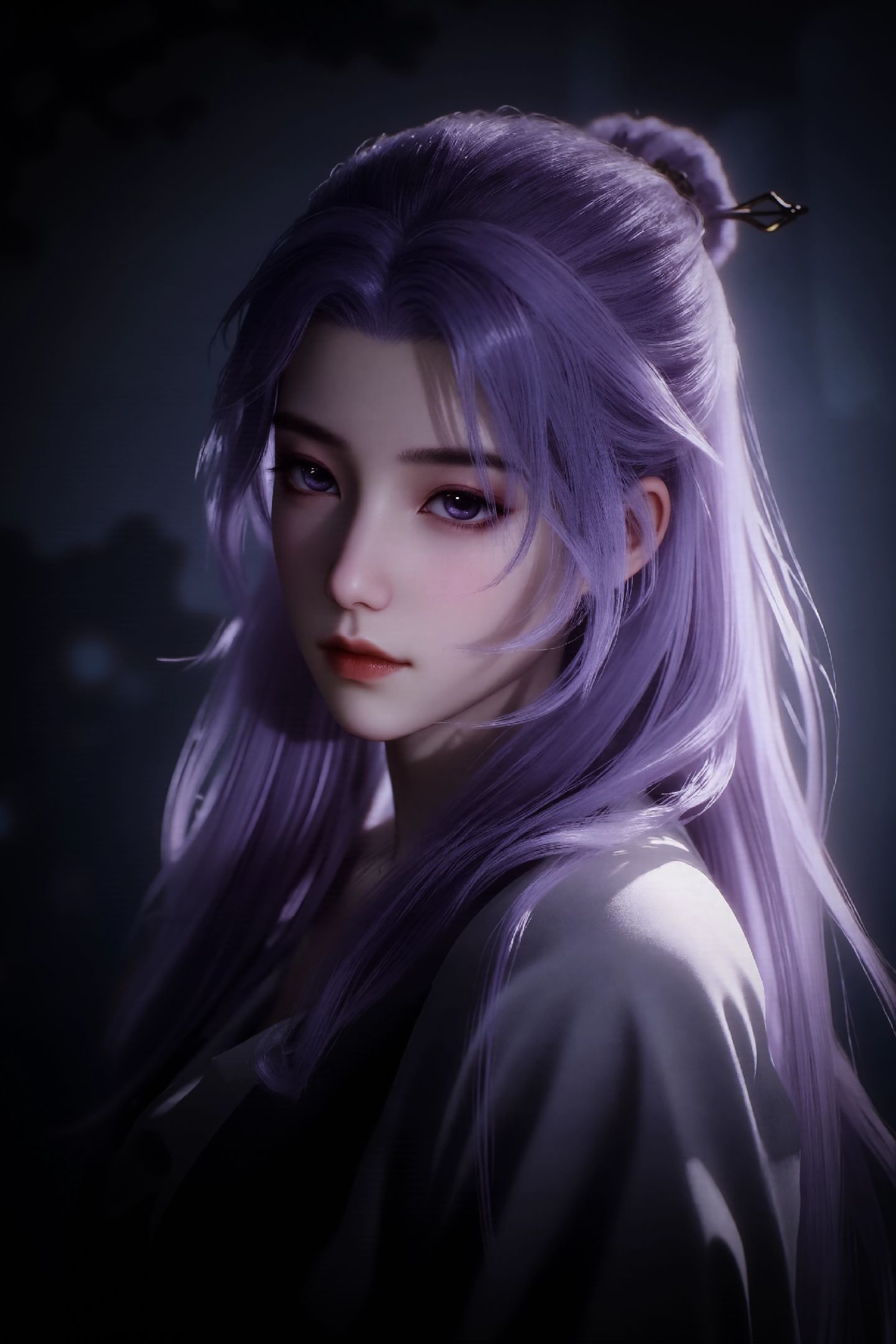 师兄啊师兄 云霄仙子 紫色很有韵味 国漫女神 这也太好看了,第9张