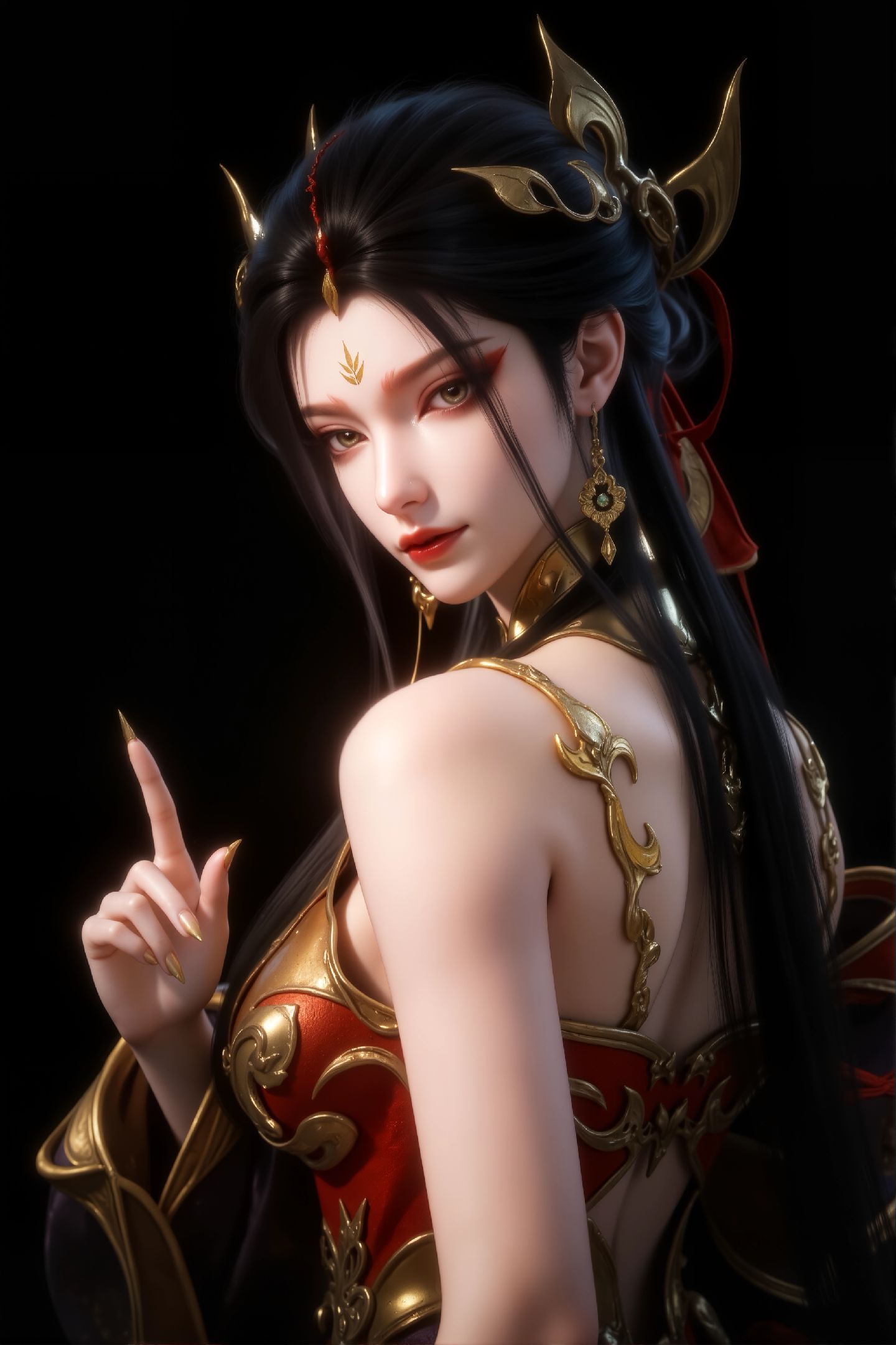 永劫无间南宫锦“一针绣繁华，一针索人命”游戏美女壁纸,第1张