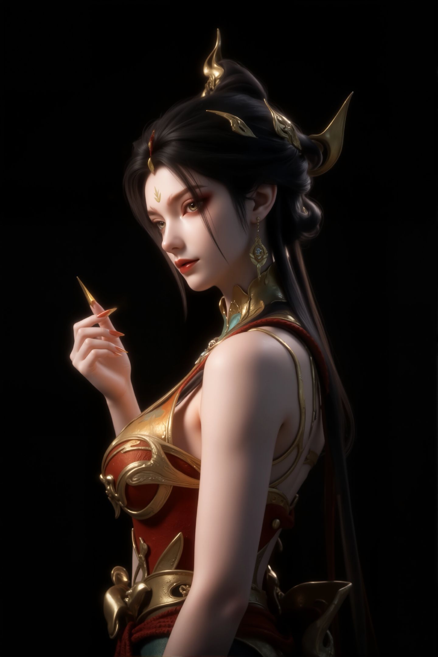 永劫无间南宫锦“一针绣繁华，一针索人命”游戏美女壁纸,第10张