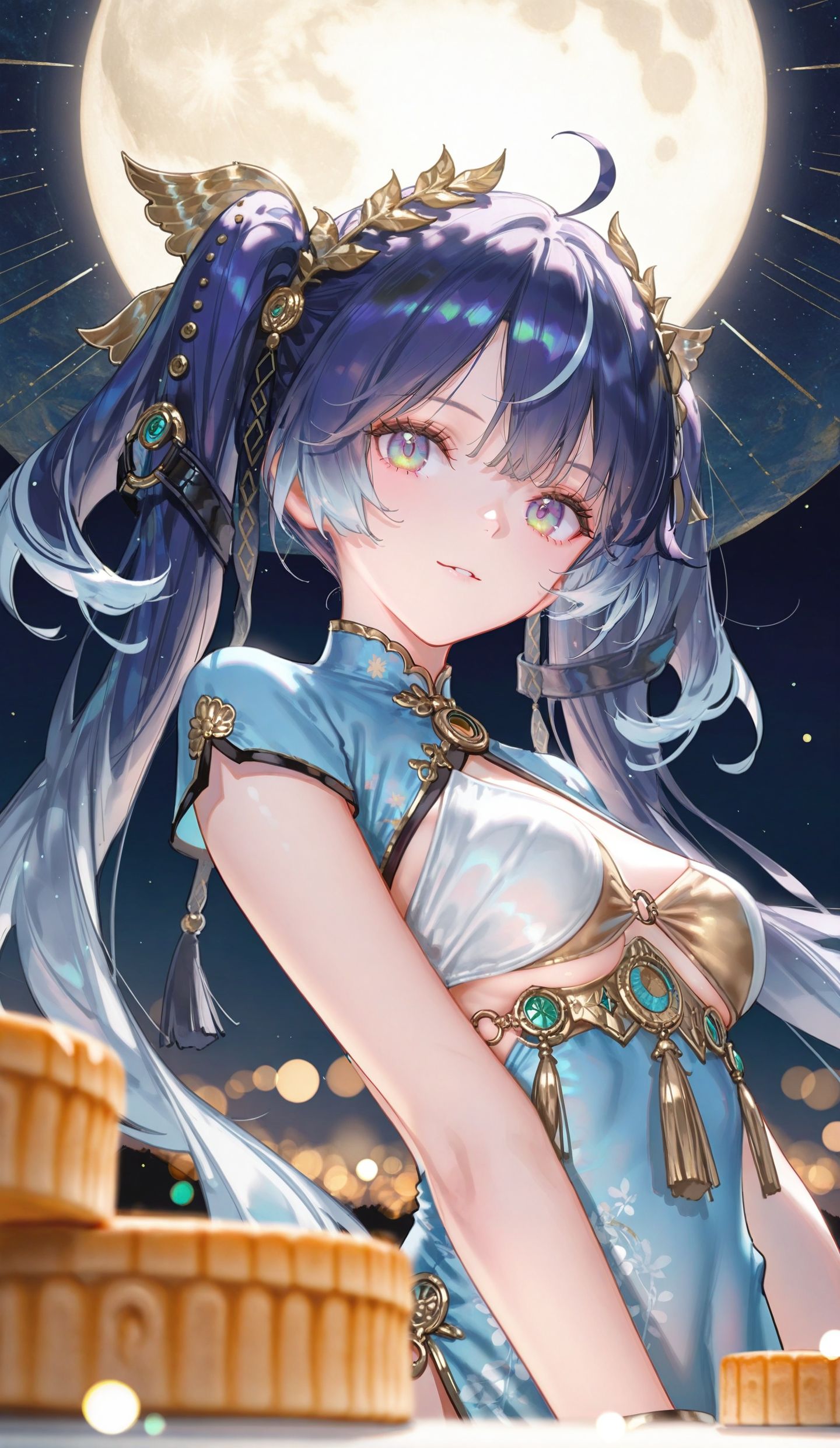 尤诺 中秋节主题 鸣潮游戏壁纸,第1张