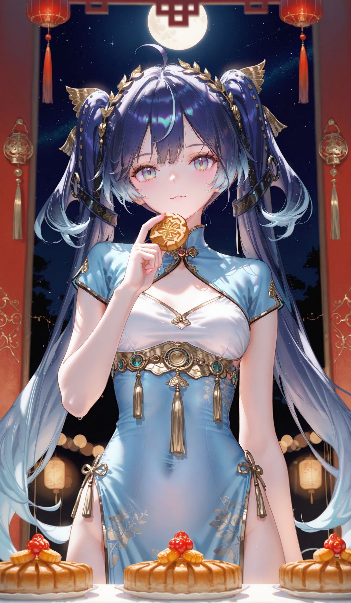 尤诺 中秋节主题 鸣潮游戏壁纸,第6张