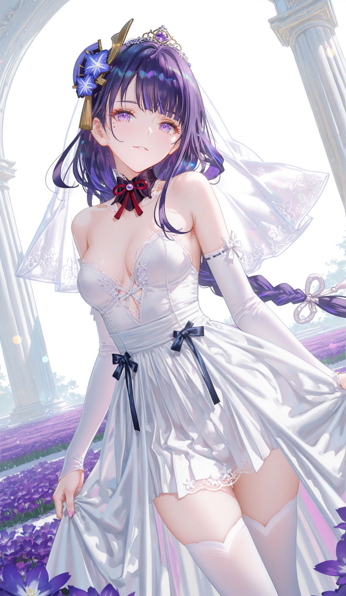 雷电将军花嫁 二次元ai 原神,第3张