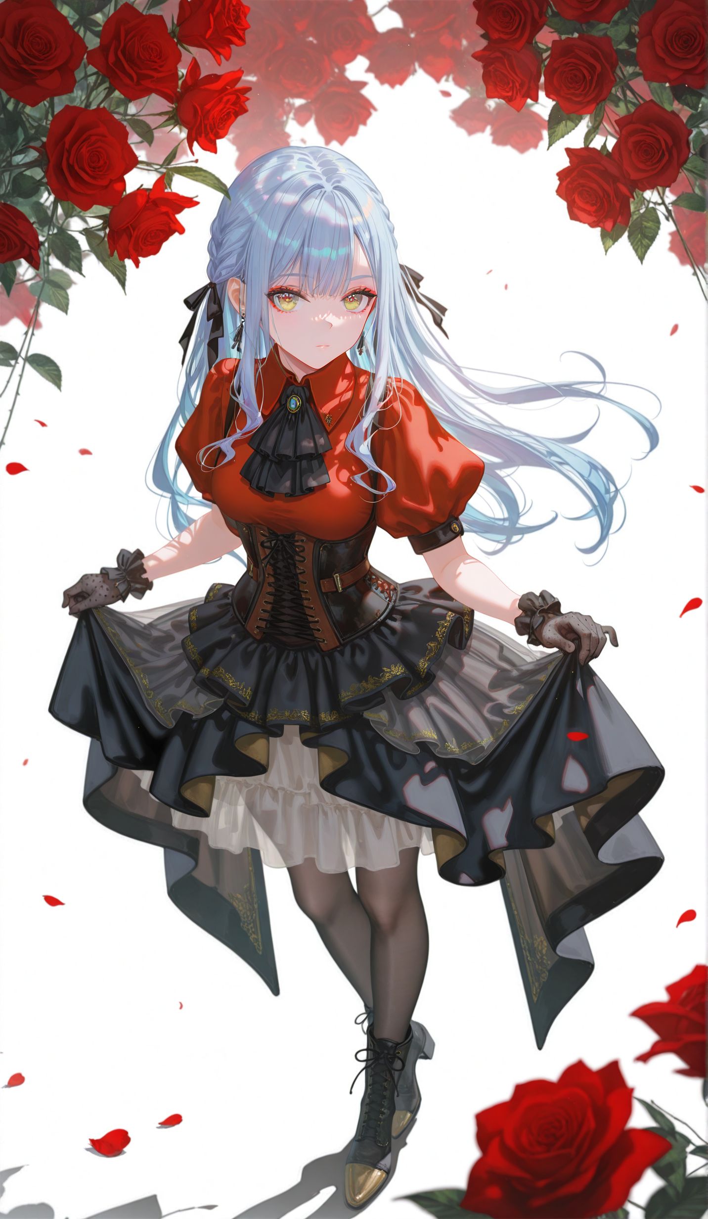 丰川祥子 ai二次元少女动漫 黑丝质感可以,第3张