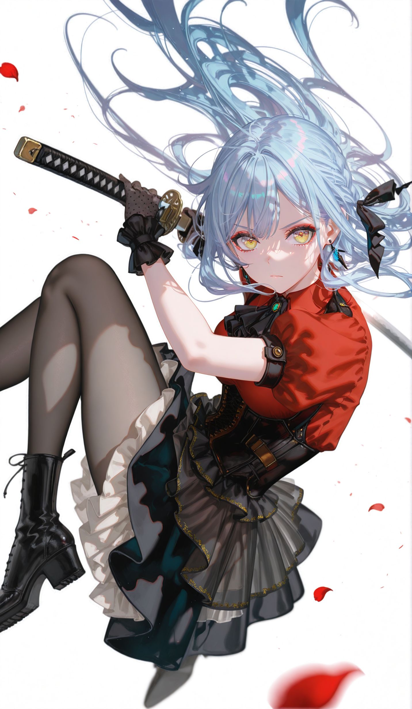 丰川祥子 ai二次元少女动漫 黑丝质感可以,第5张