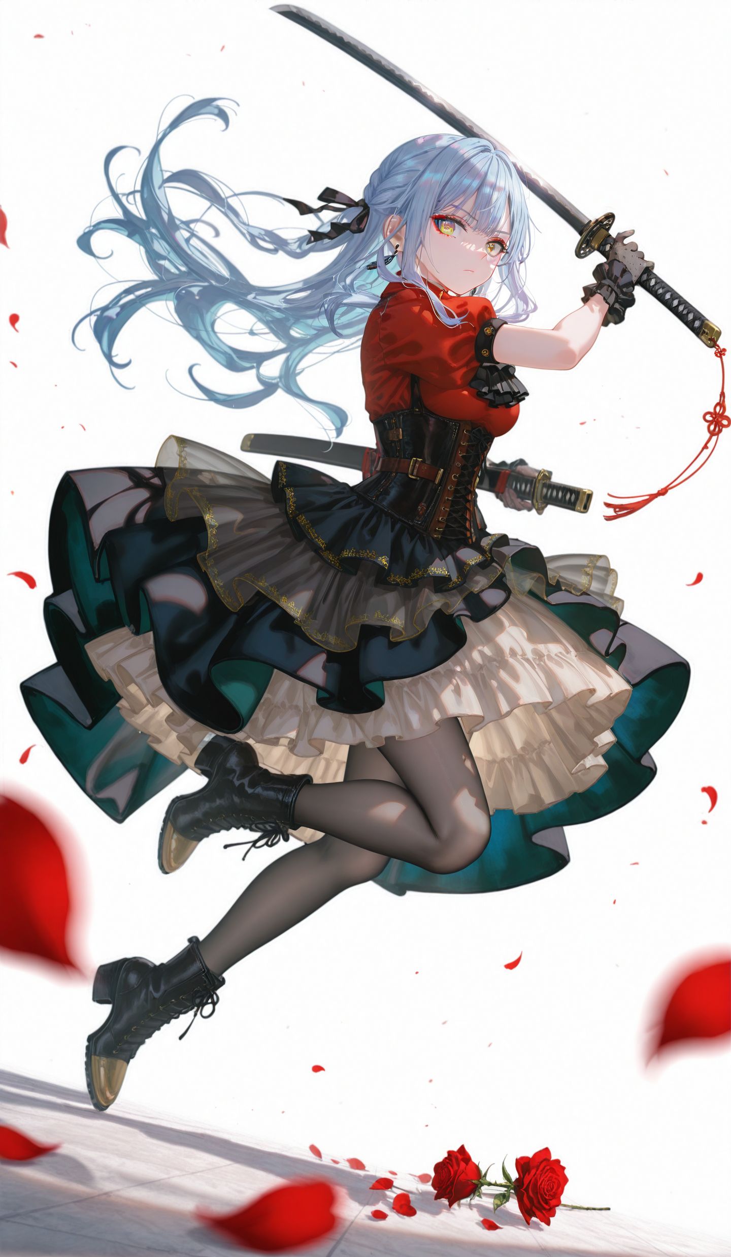 丰川祥子 ai二次元少女动漫 黑丝质感可以,第4张