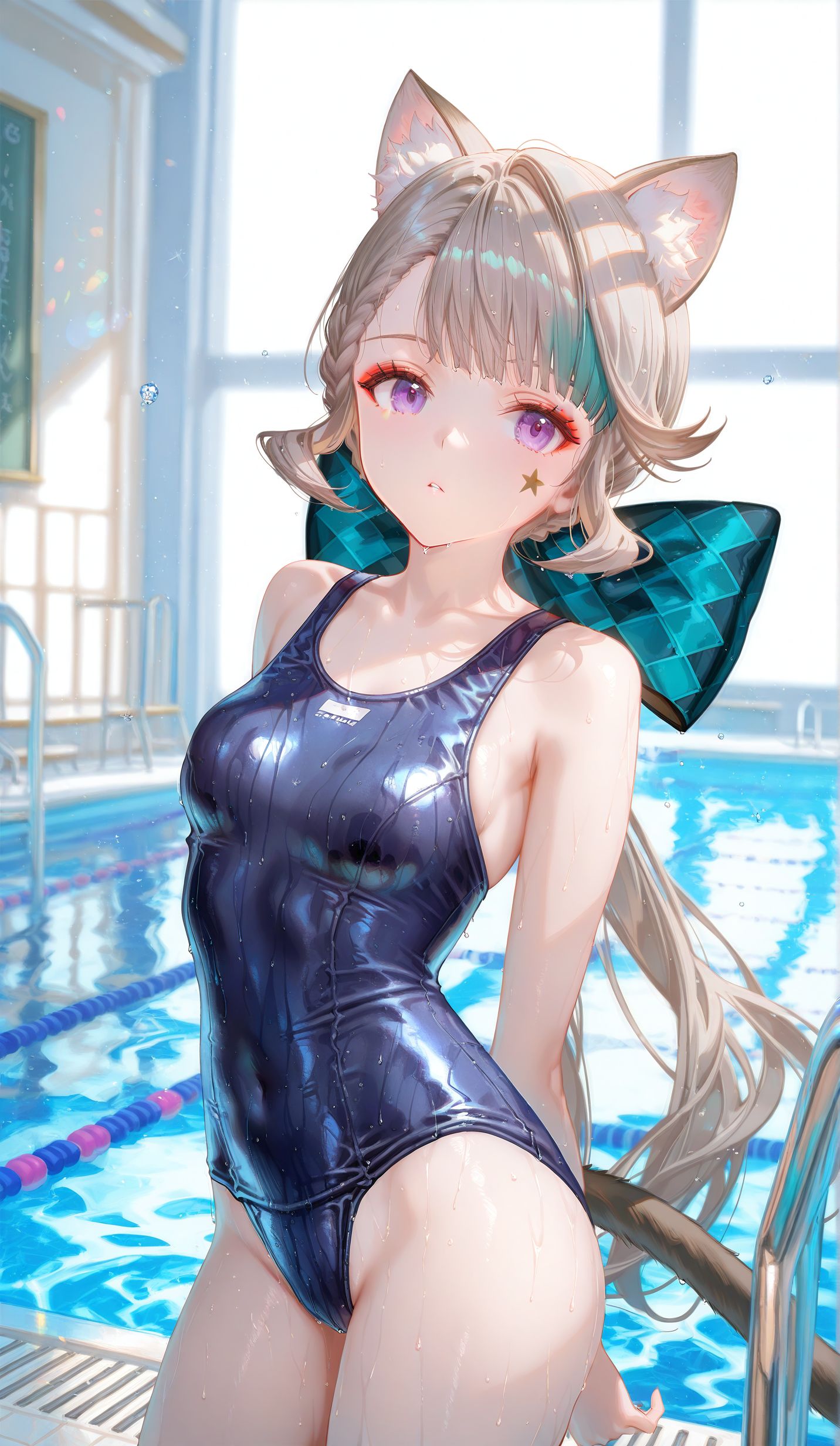 琳妮特死库水泳装 原神ai二次元少女,第2张