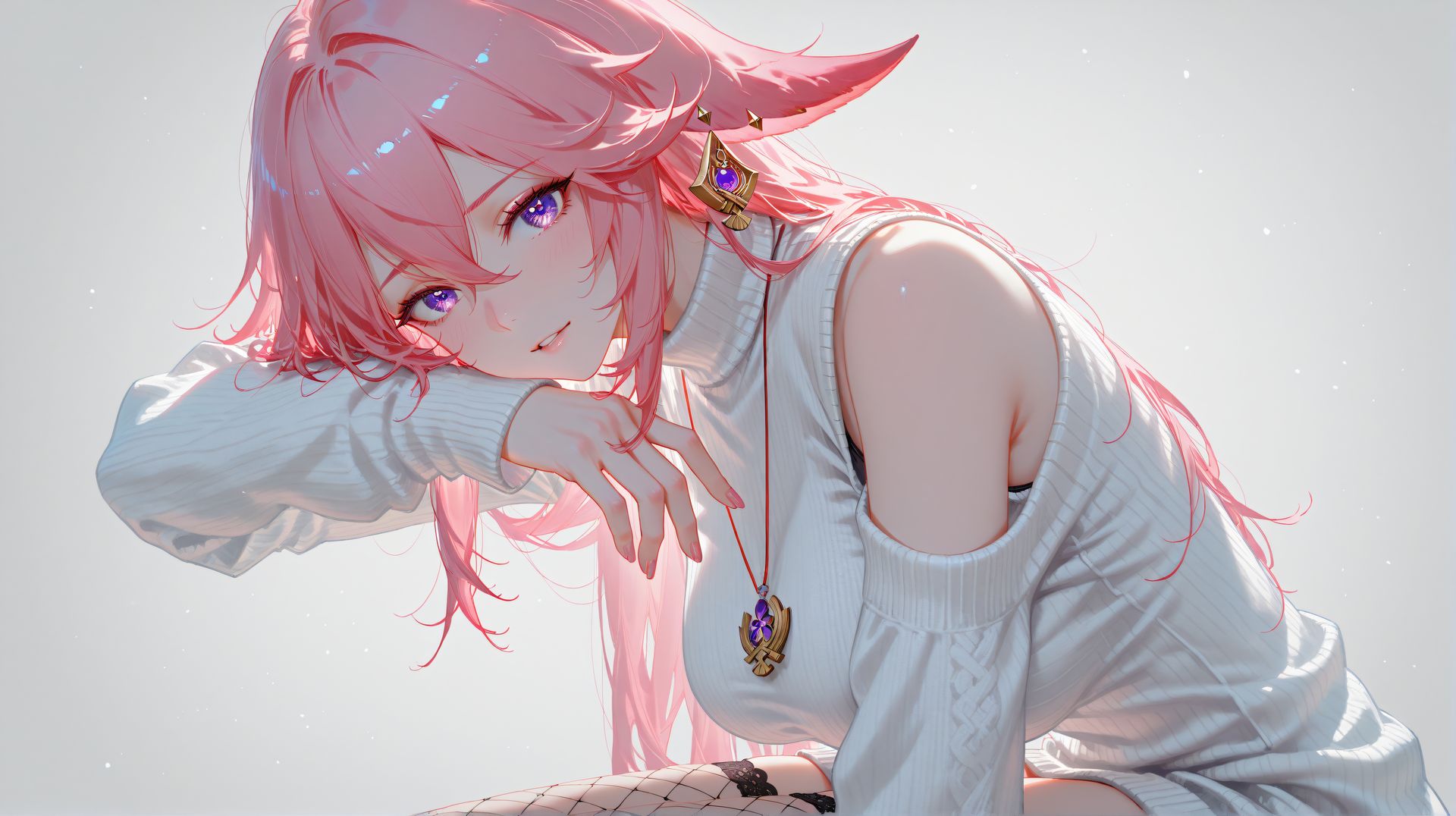 电脑桌面壁纸🐾Share wallpaper 二次元游戏原神角色 八重神子,第3张