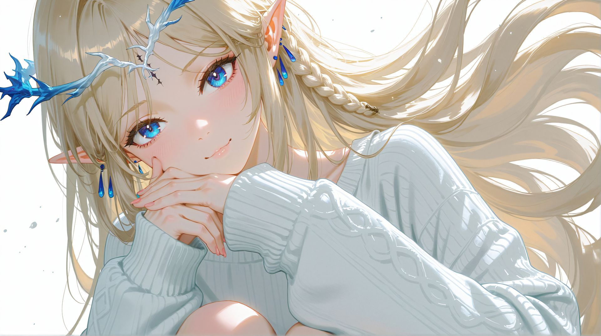 电脑壁纸🐾Share wallpaper 鸣潮 卡提希娅 丝袜白丝,第1张