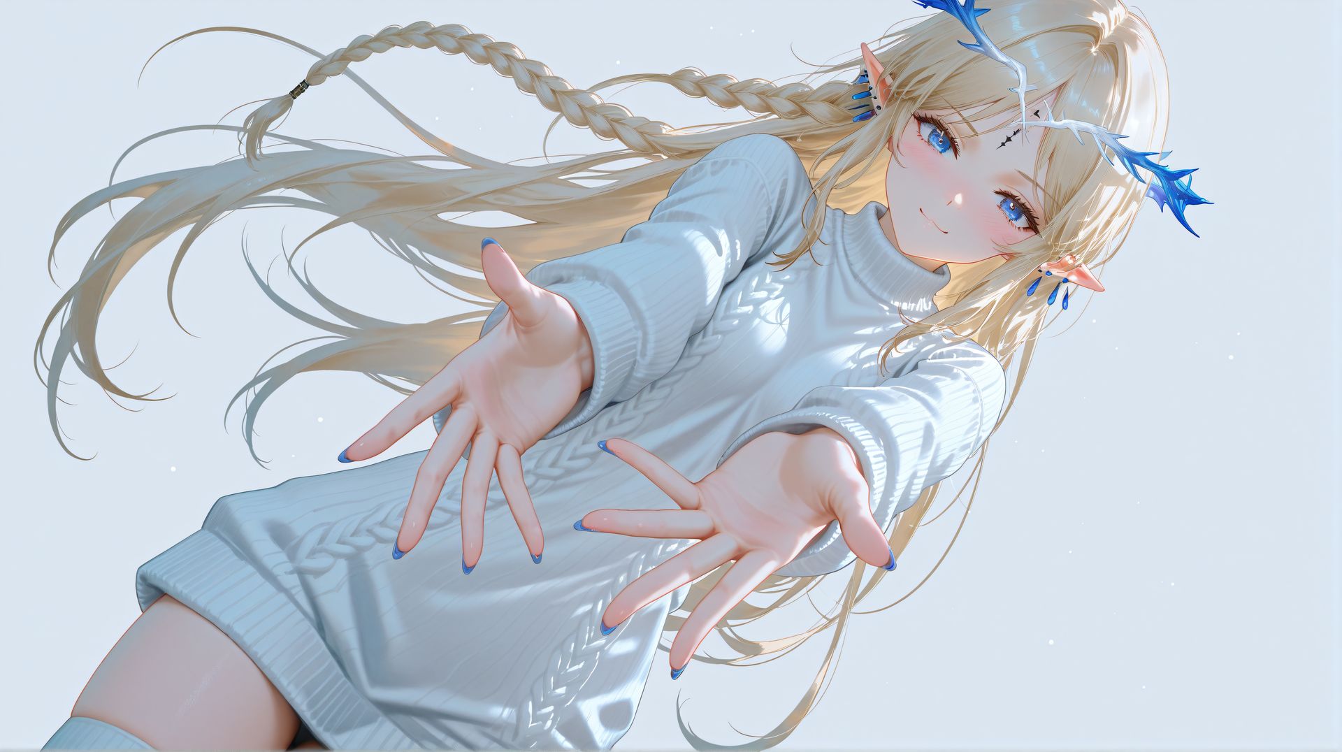 电脑壁纸🐾Share wallpaper 鸣潮 卡提希娅 丝袜白丝,第3张