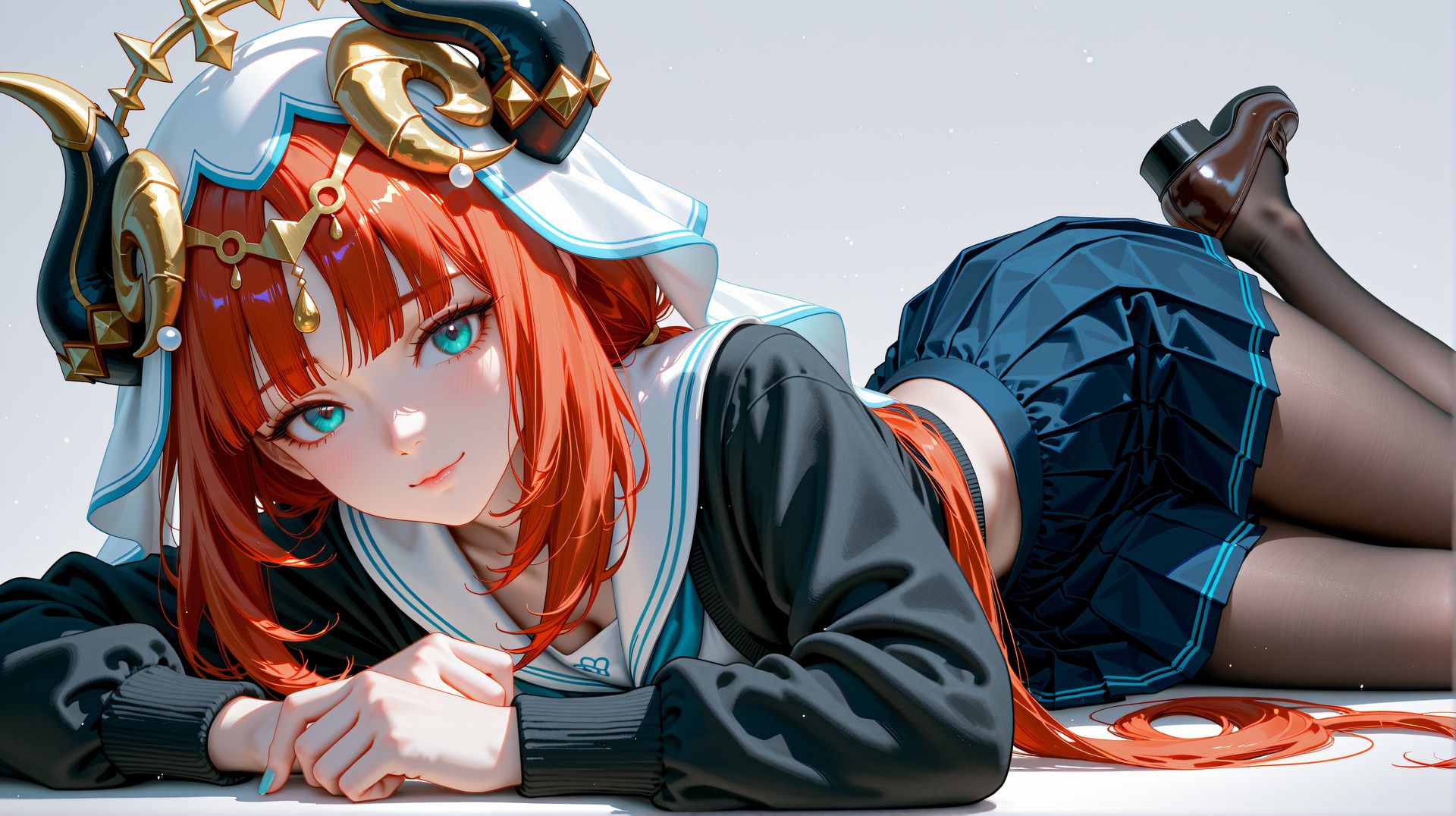 电脑壁纸桌面🐾Share丨原神壁纸丨妮露 Wallpaper百褶裙丝袜,第1张