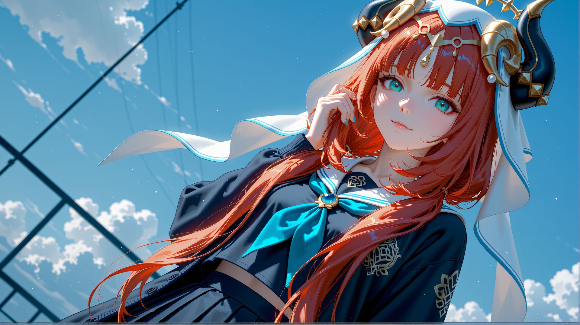 电脑壁纸桌面🐾Share丨原神壁纸丨妮露 Wallpaper百褶裙丝袜,第2张