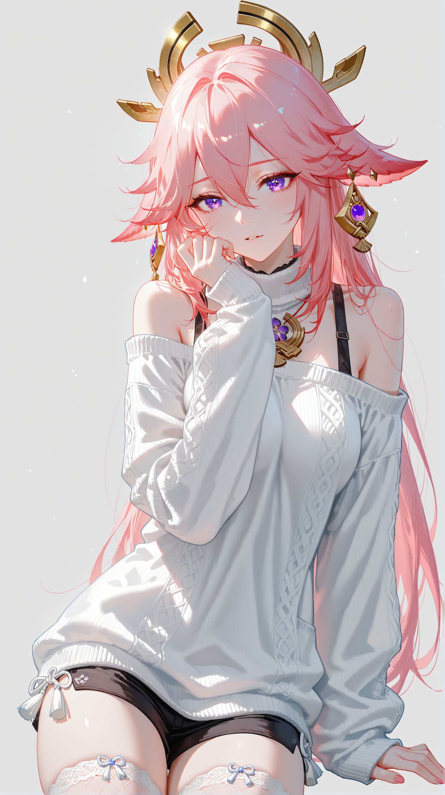 🐾Share wallpaper 二次元游戏原神角色 八重神子,第4张