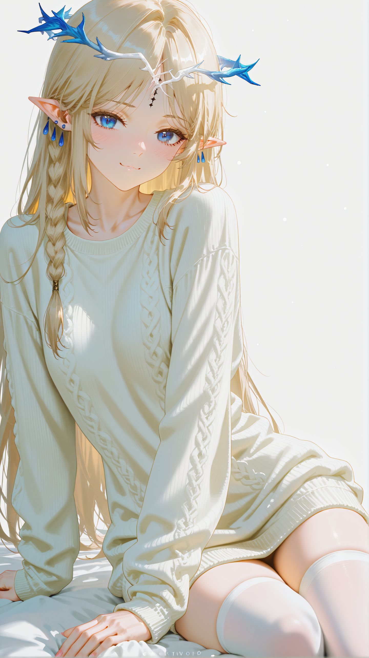 🐾Share wallpaper 鸣潮 卡提希娅 丝袜白丝,第2张