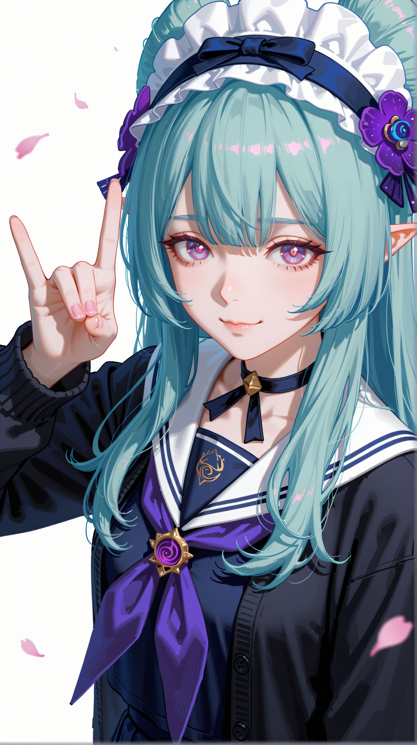 🐾Share 原神壁纸 梦见月瑞希 wallpaper 丝袜黑丝百褶裙,第3张