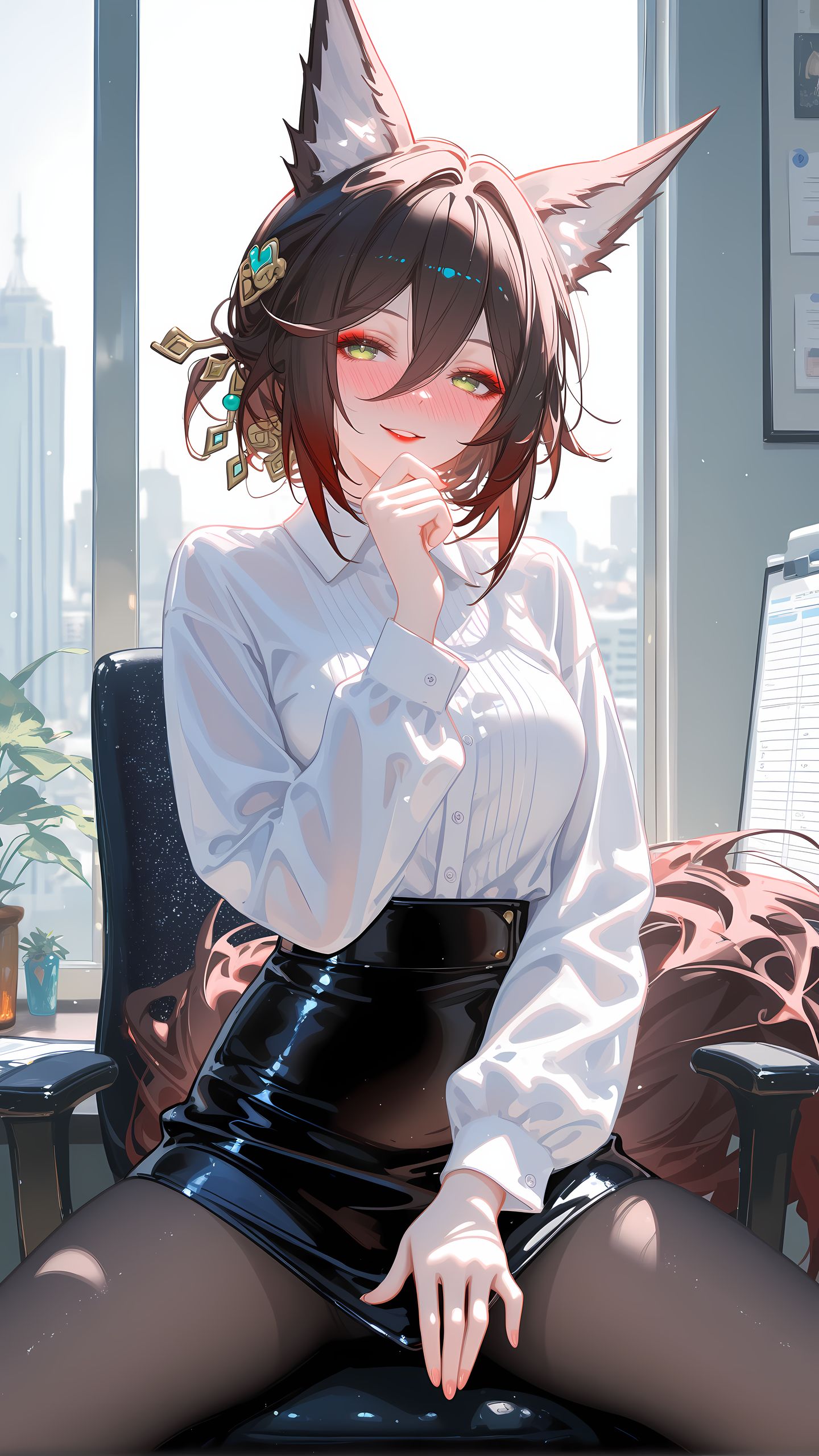 有点烧烧的停云 崩坏星穹铁道 旗袍礼服 大长腿,第10张