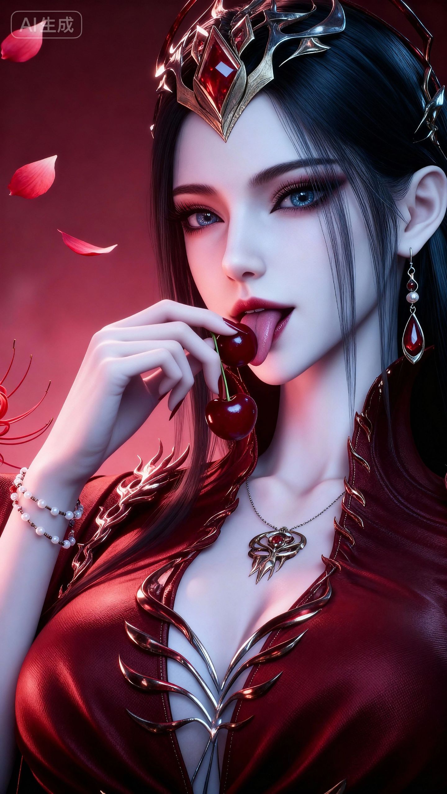 叶夕水4k壁纸 斗罗大陆2 绝世唐门 AIcg绘画,第1张