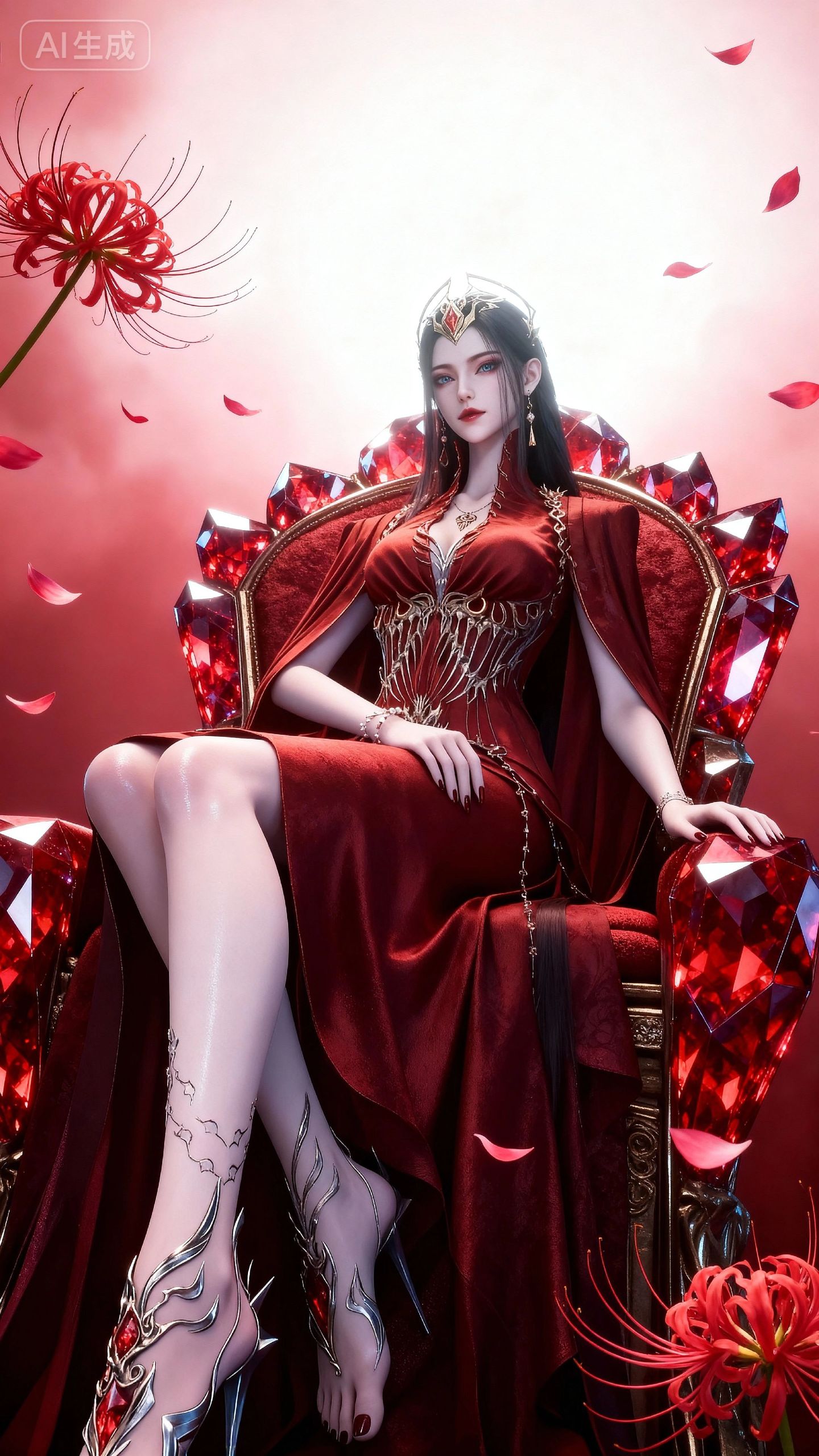 叶夕水4k壁纸 斗罗大陆2 绝世唐门 AIcg绘画,第2张