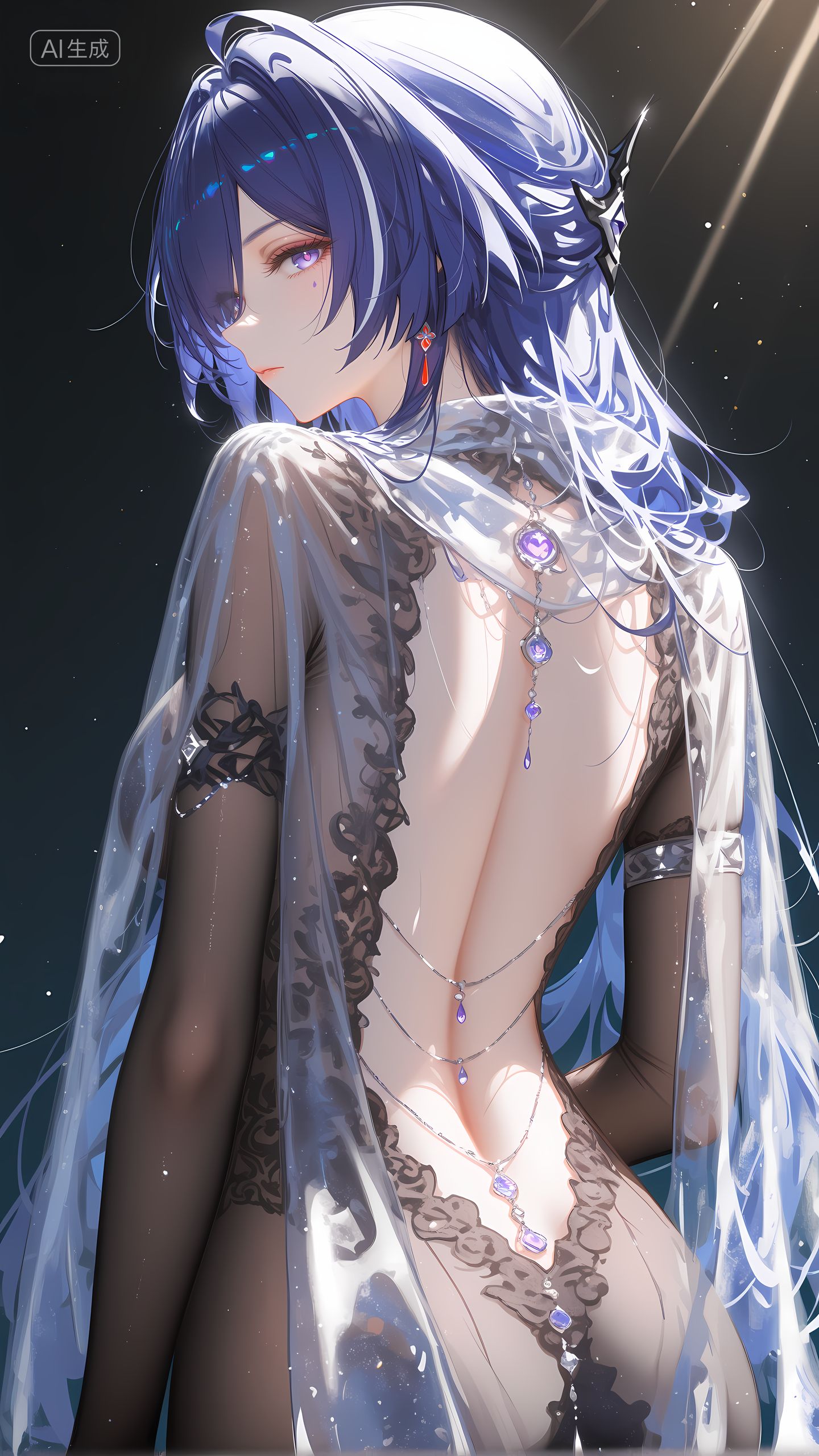 美背 崩坏星穹铁道 黄泉 二次元游戏壁纸,第1张