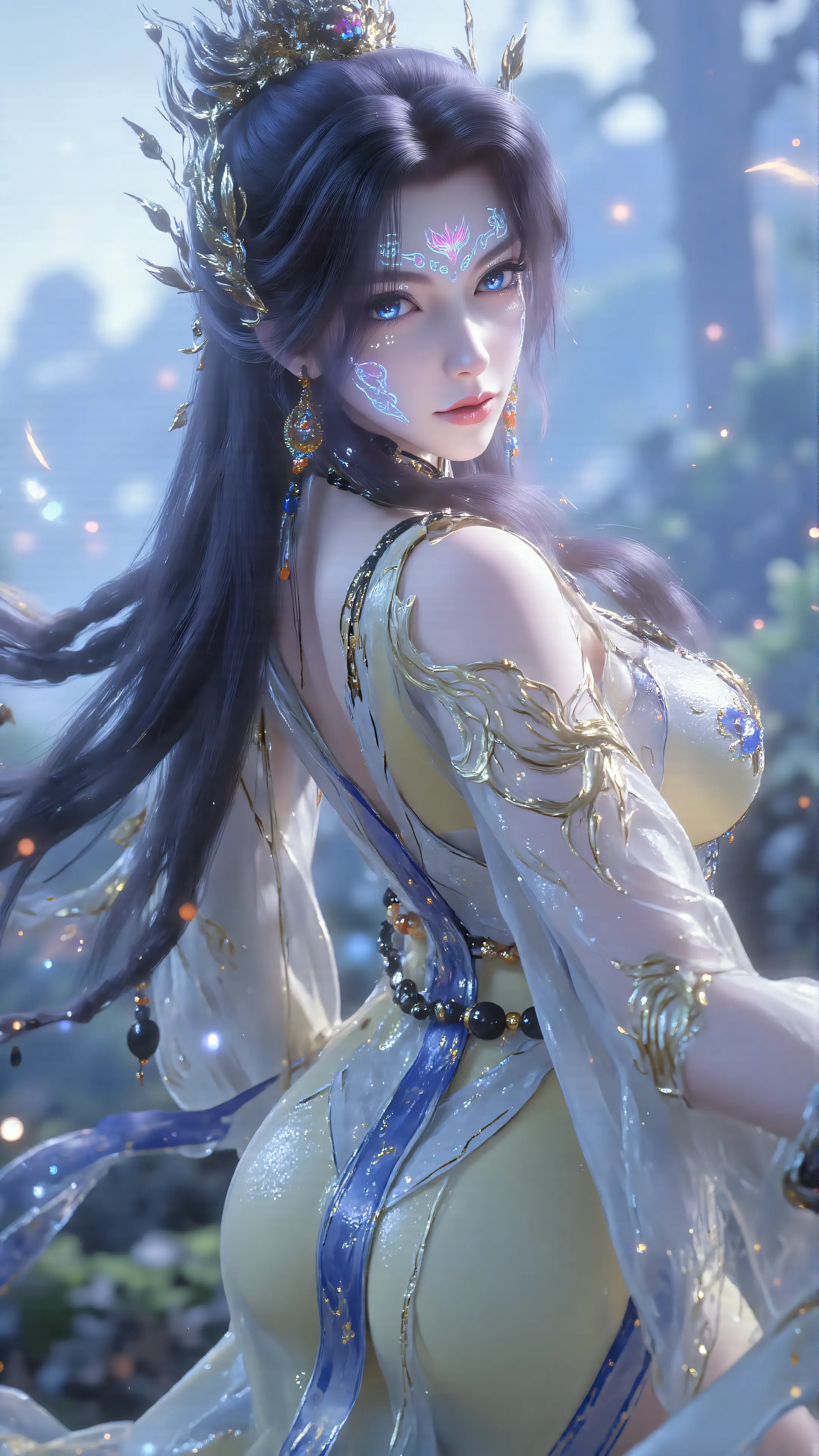 云深不知梦云望舒手机壁纸 动漫国漫女神壁纸 森林深林,第3张