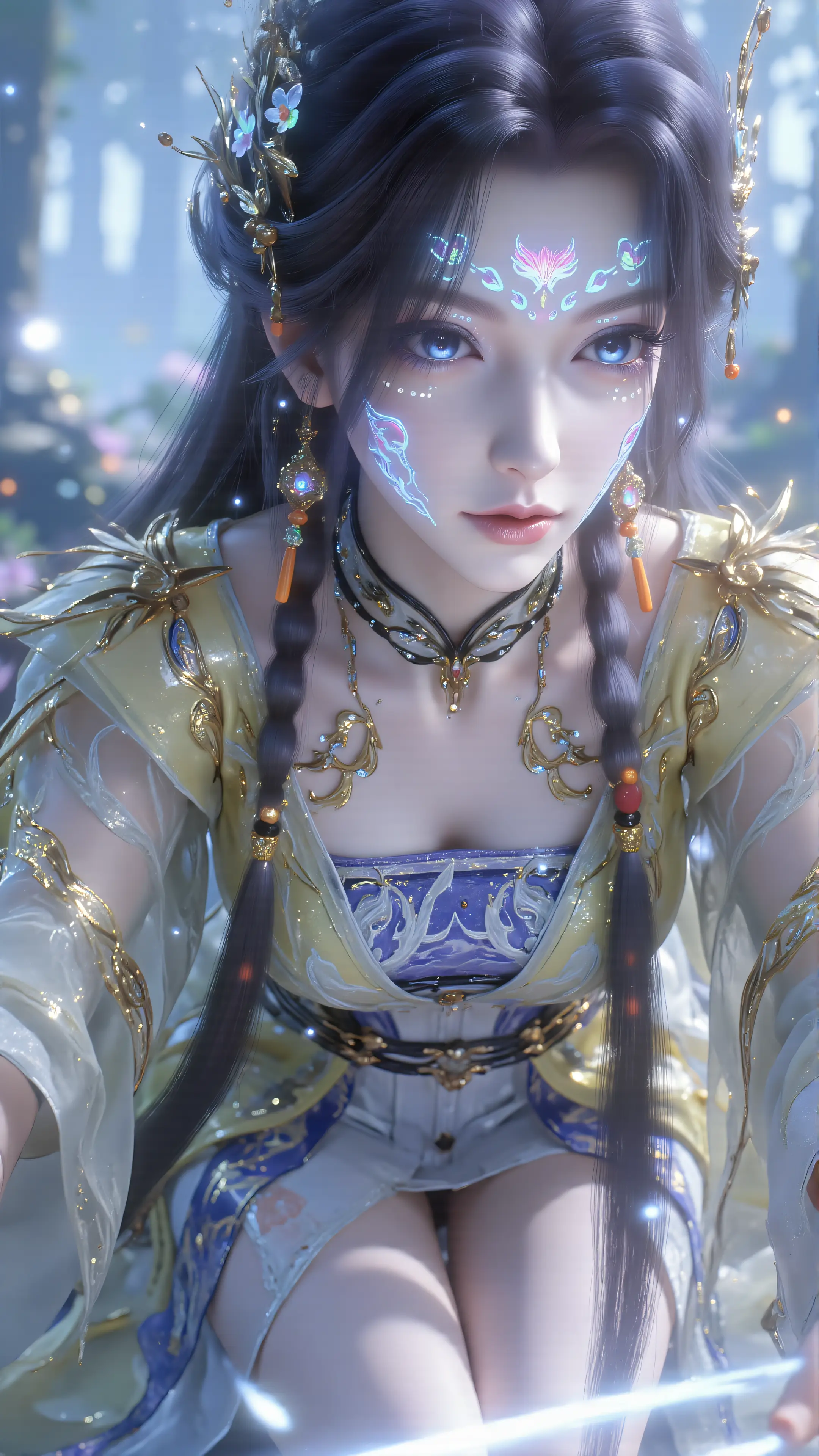 云深不知梦云望舒手机壁纸 动漫国漫女神壁纸 森林深林,第4张