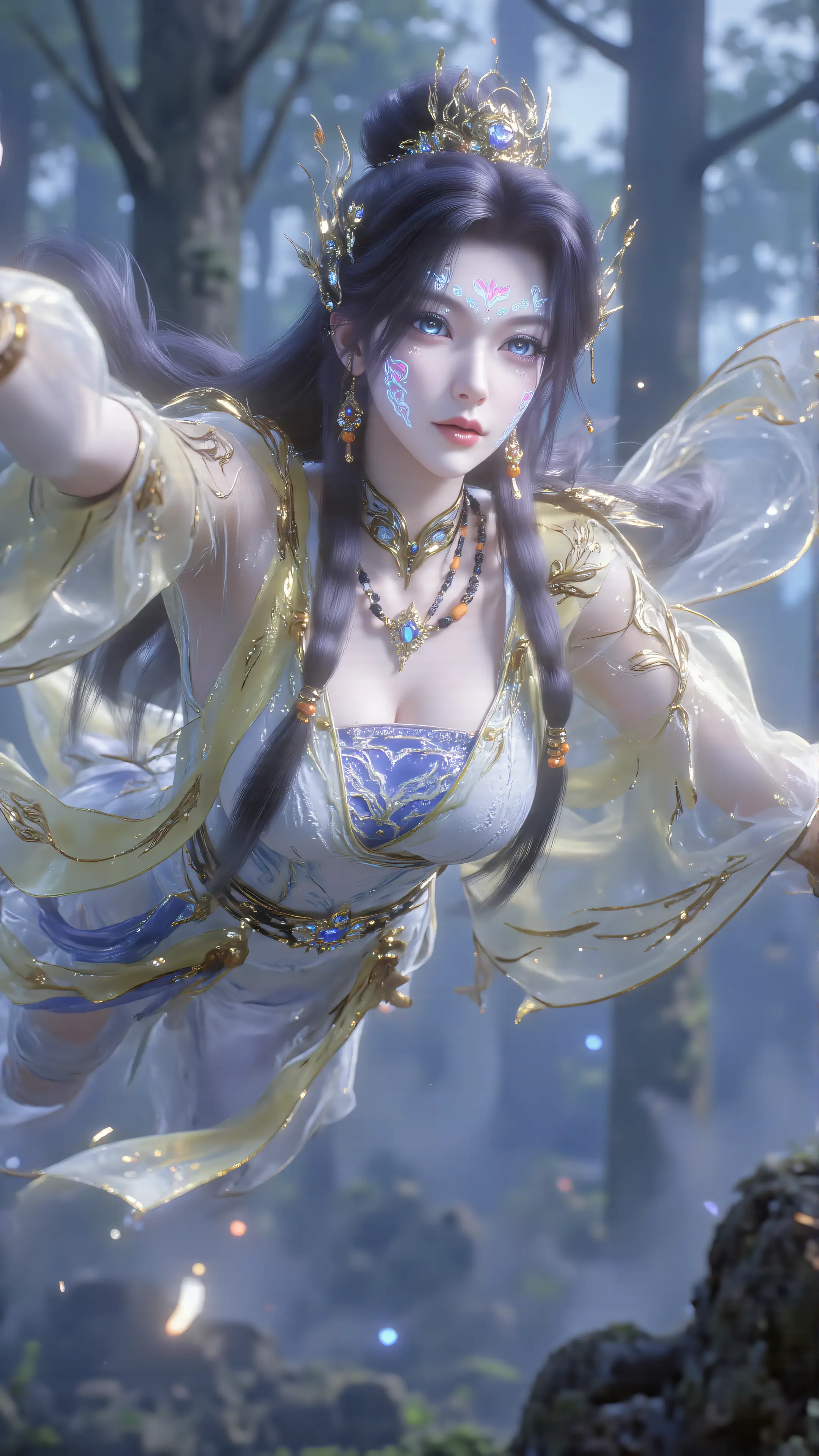 云深不知梦云望舒手机壁纸 动漫国漫女神壁纸 森林深林,第5张