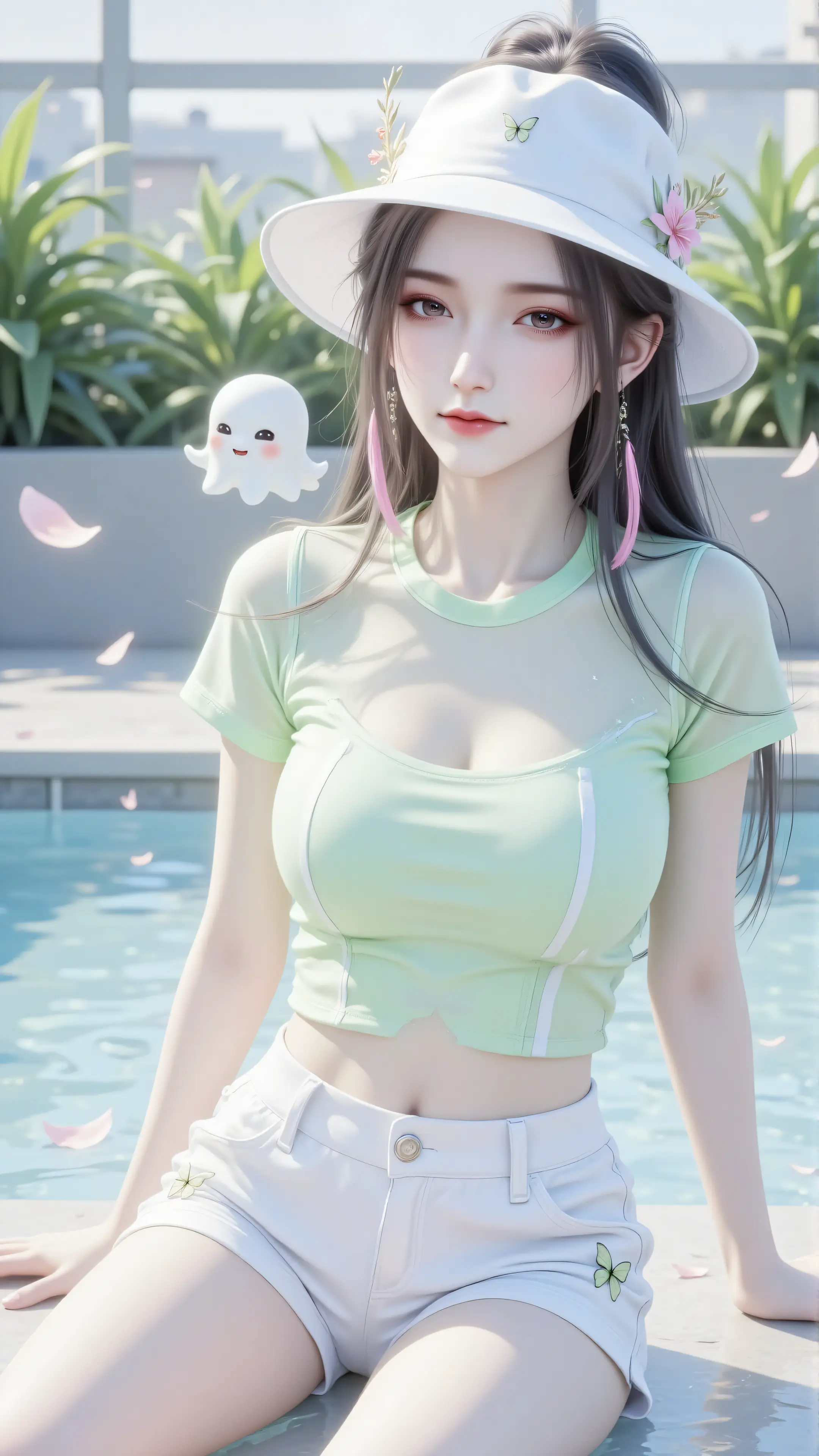 诛仙陆雪琪 国漫女神壁纸 动漫动画 泳池,第1张