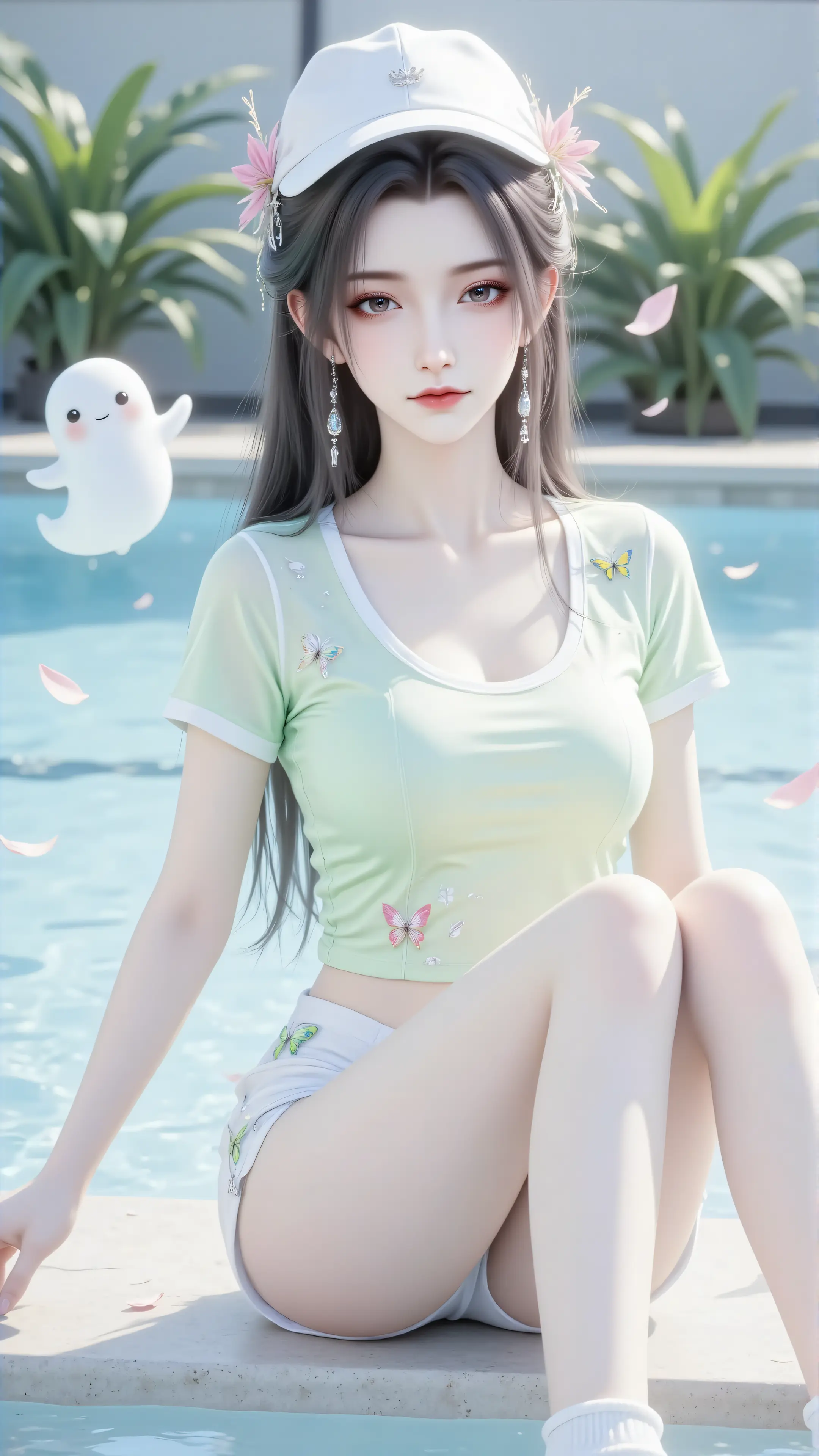 诛仙陆雪琪 国漫女神壁纸 动漫动画 泳池,第3张