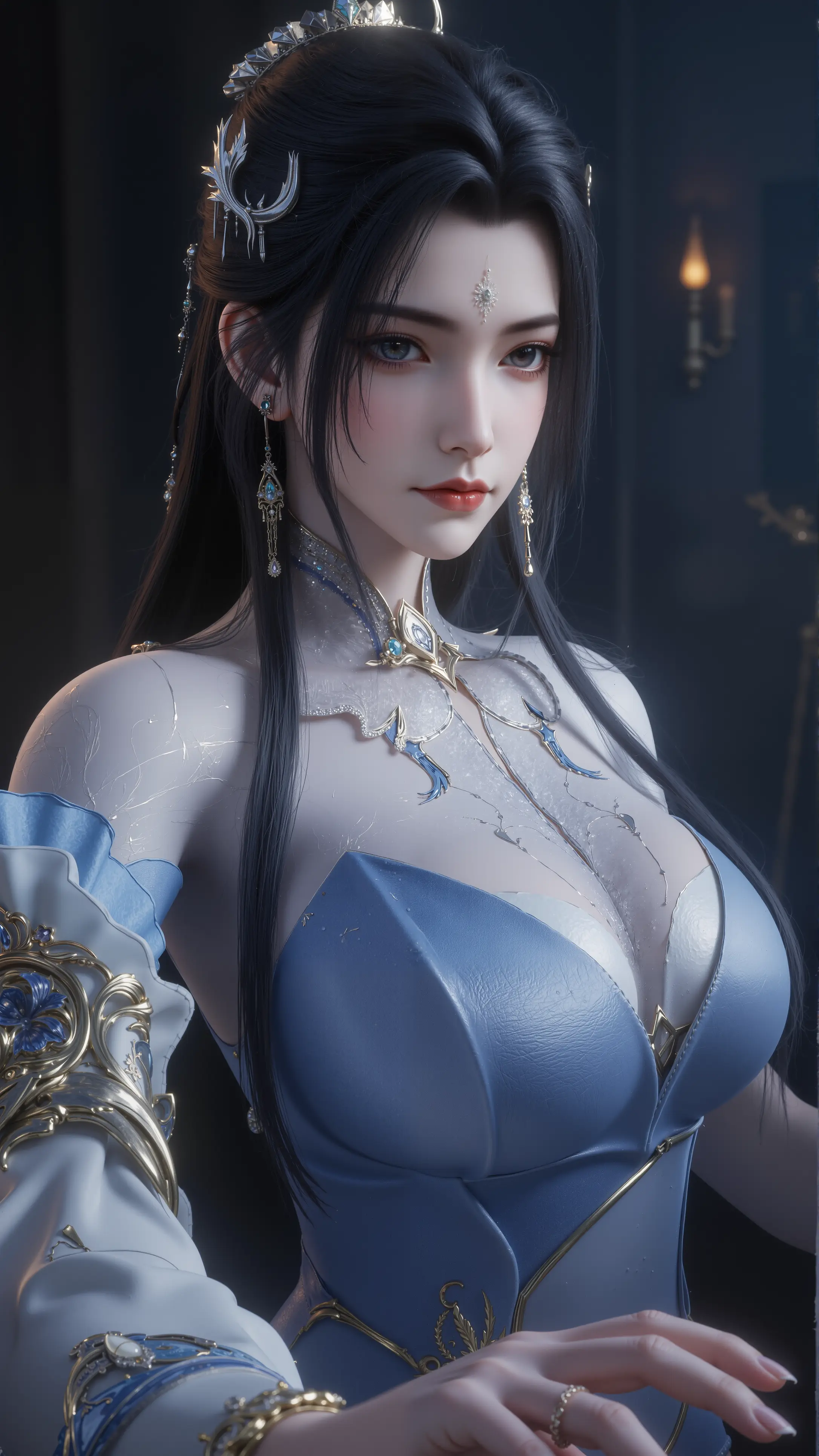 诛仙陆雪琪4K超清壁纸 国漫女神壁纸 脸部细节拉满 御姐,第4张