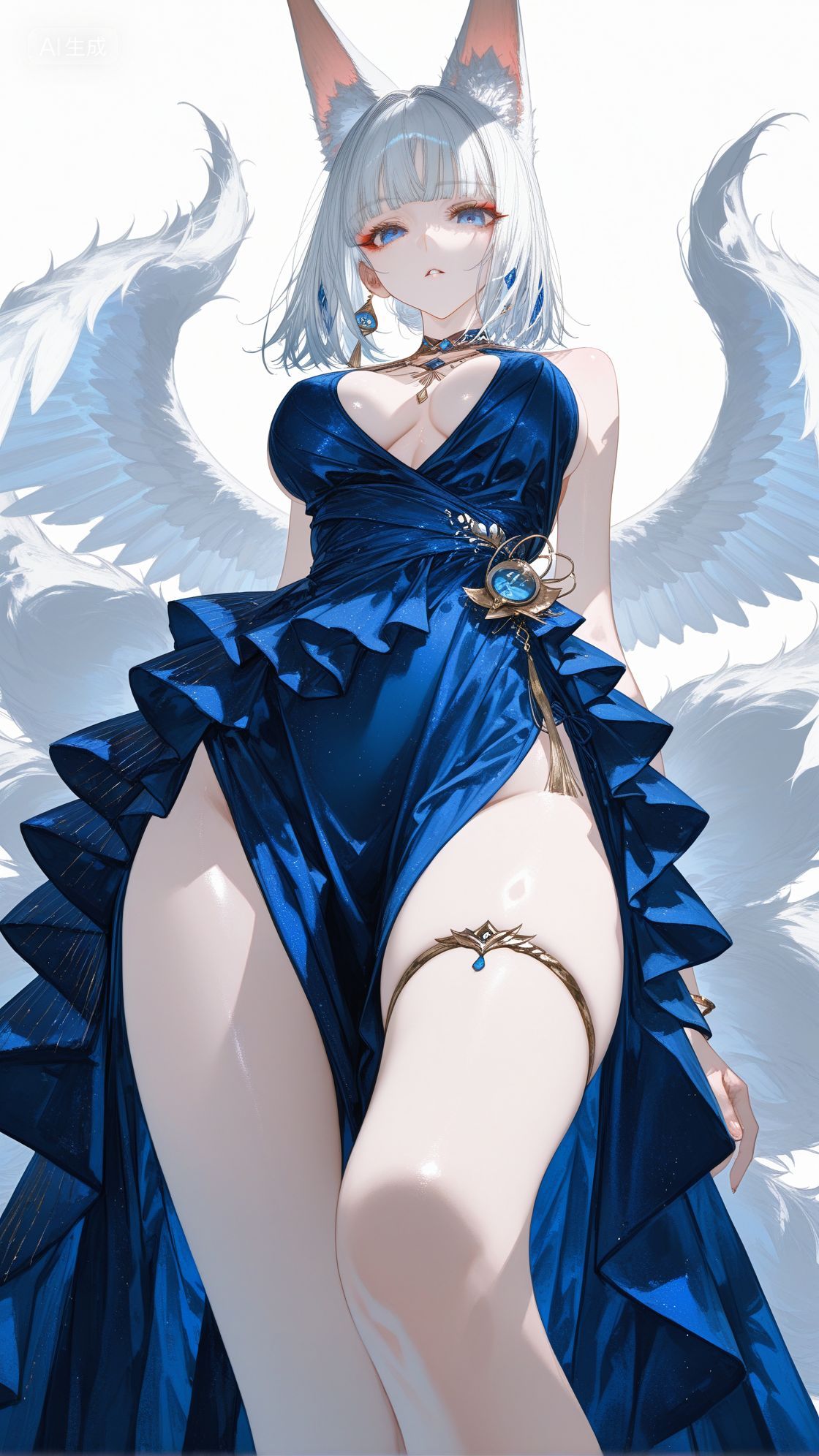 碧蓝航线角色美图 二次元游戏 美美的礼服高清图片,第2张