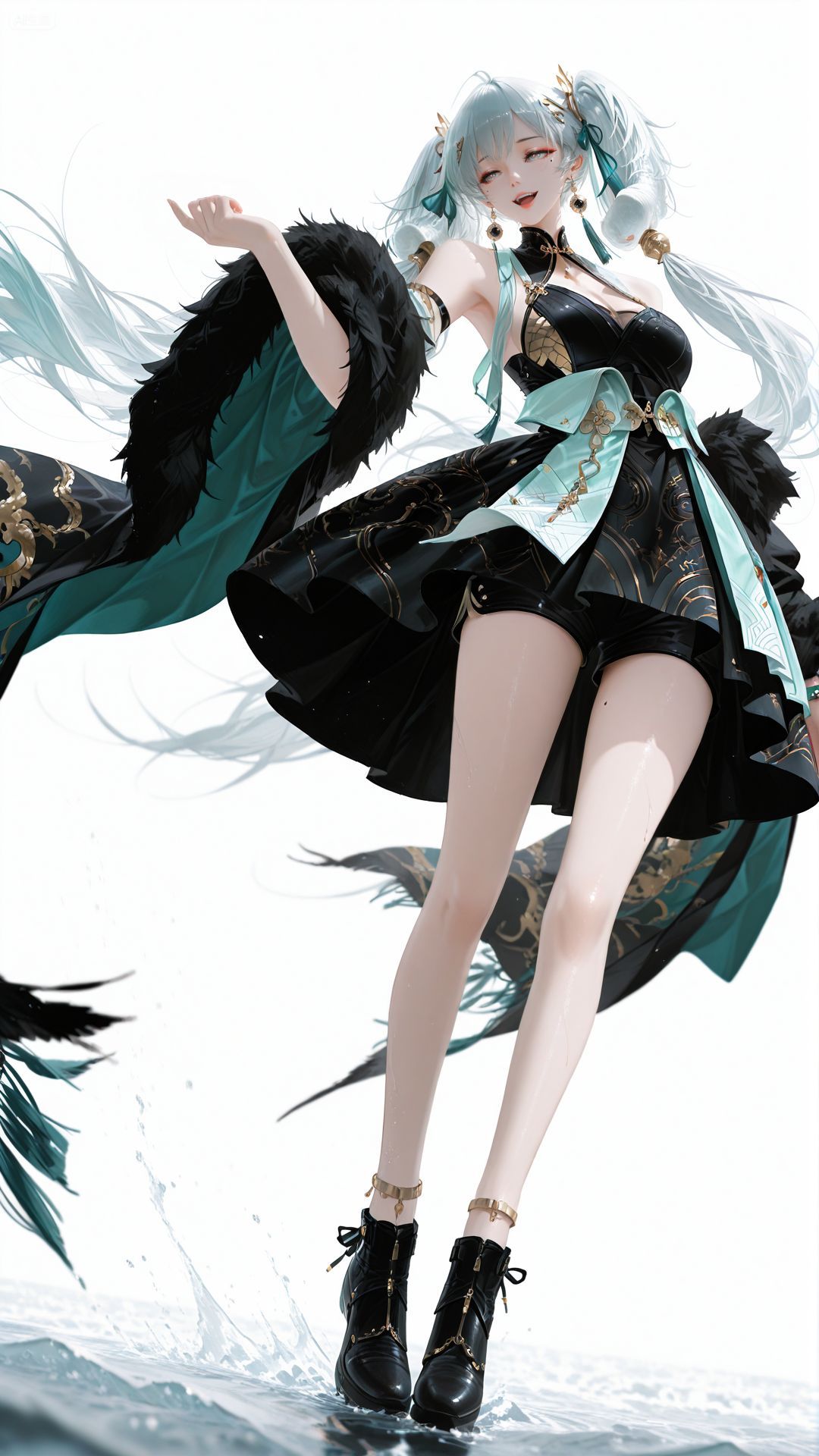 二次元鸣潮游戏角色大长腿美女高清壁纸 视觉美感,第2张