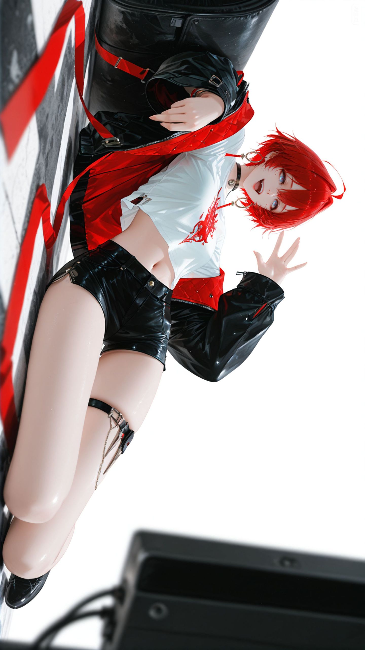 二次元游戏少女 俏皮可爱高清壁纸 美腿好身材,第2张