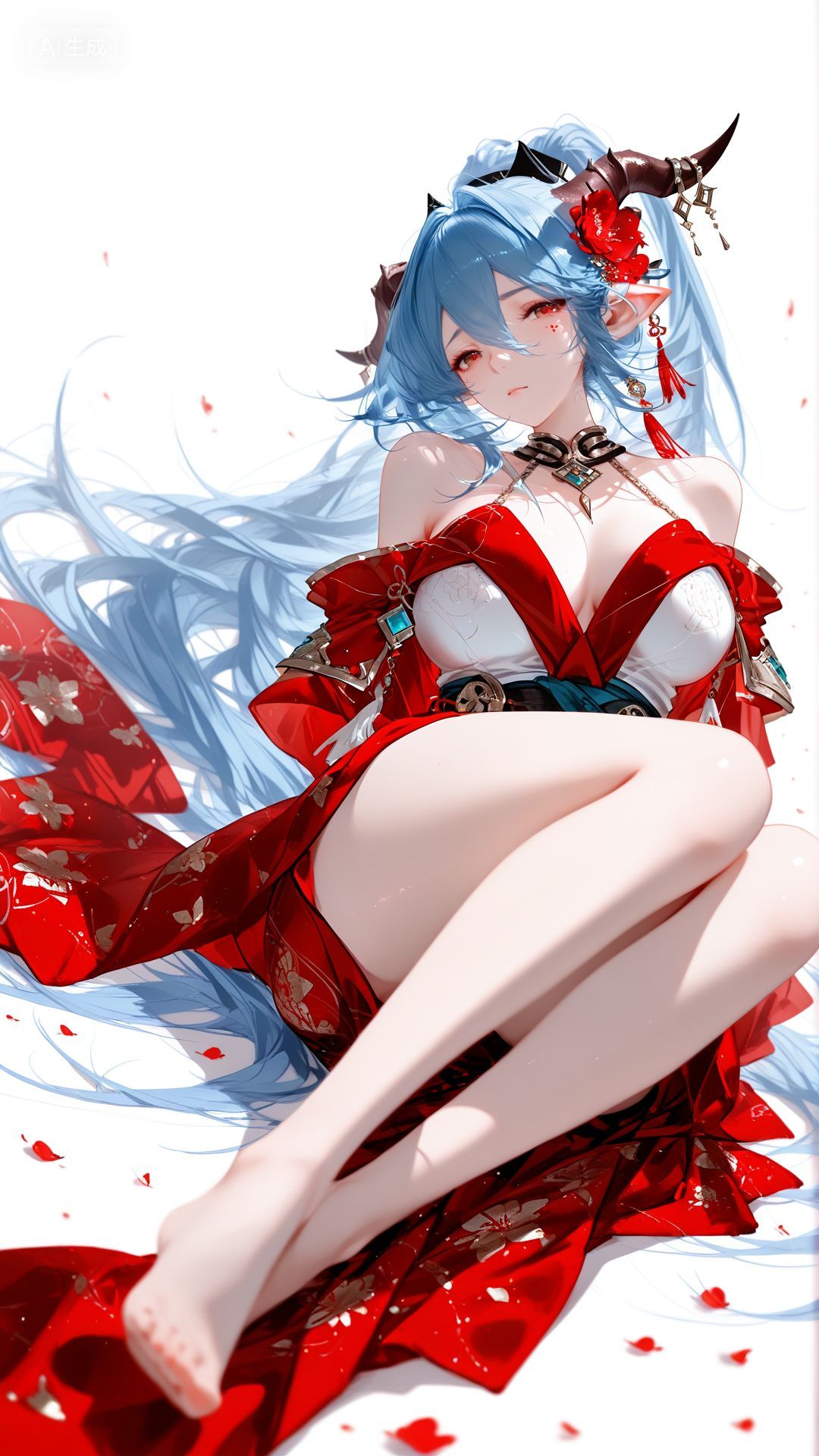 二次元碧蓝航线游戏超清美图壁纸 旗袍大长腿美腿,第2张