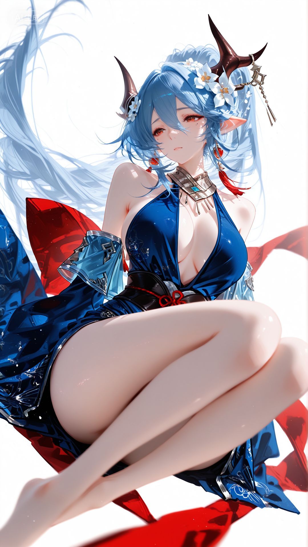 二次元碧蓝航线游戏超清美图壁纸 旗袍大长腿美腿,第3张