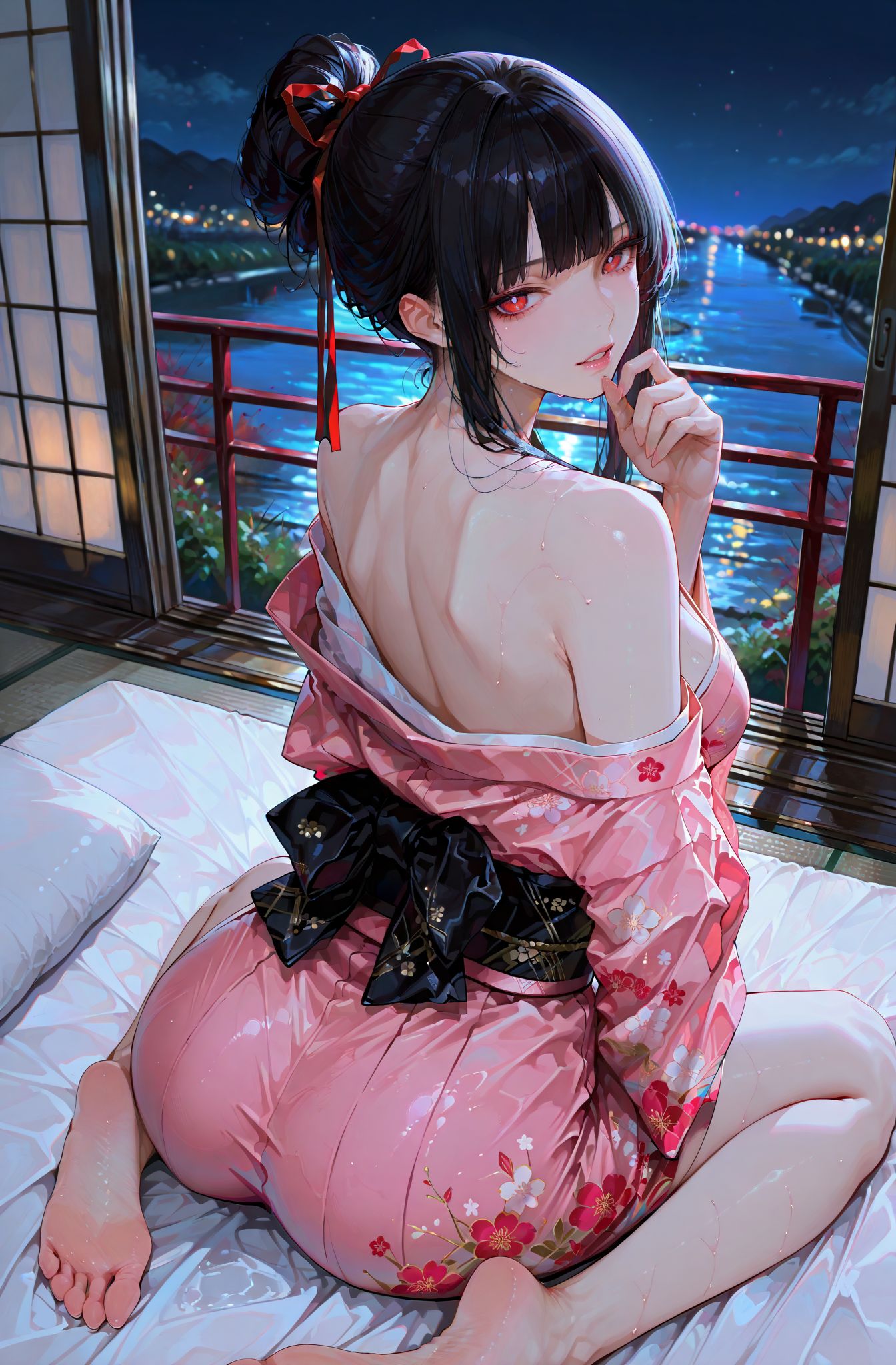 二次元游戏角色美女 鸣潮千咲 校服裙子,第3张