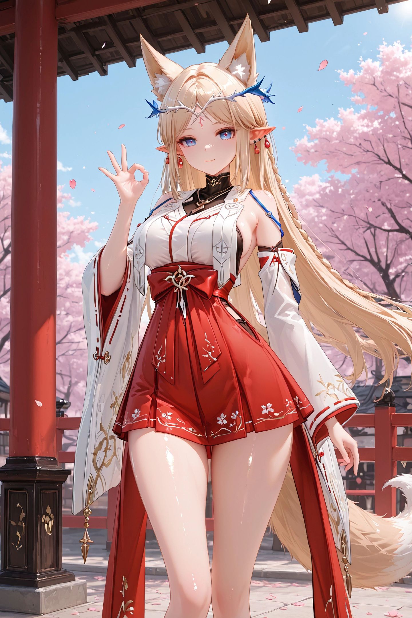 游戏角色 唯美画风景二次元少女 鸣潮卡提希娅 兽耳尾巴,第3张