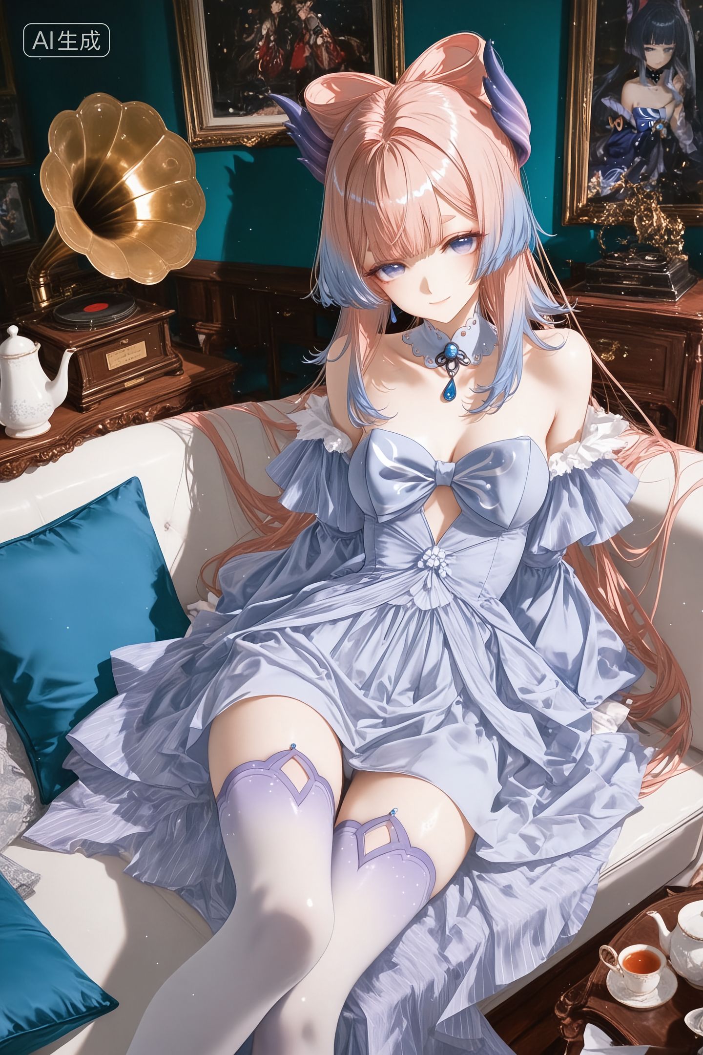 原神壁纸分享 二次元复古环境场景 雷电将军,第2张