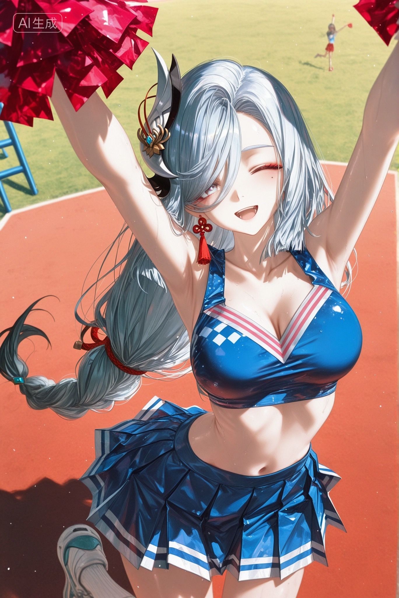 原神二次元游戏人物二创啦啦队 唯美画风美图,第3张 原神二次元游戏人物二创啦啦队 唯美画风美图,第3张