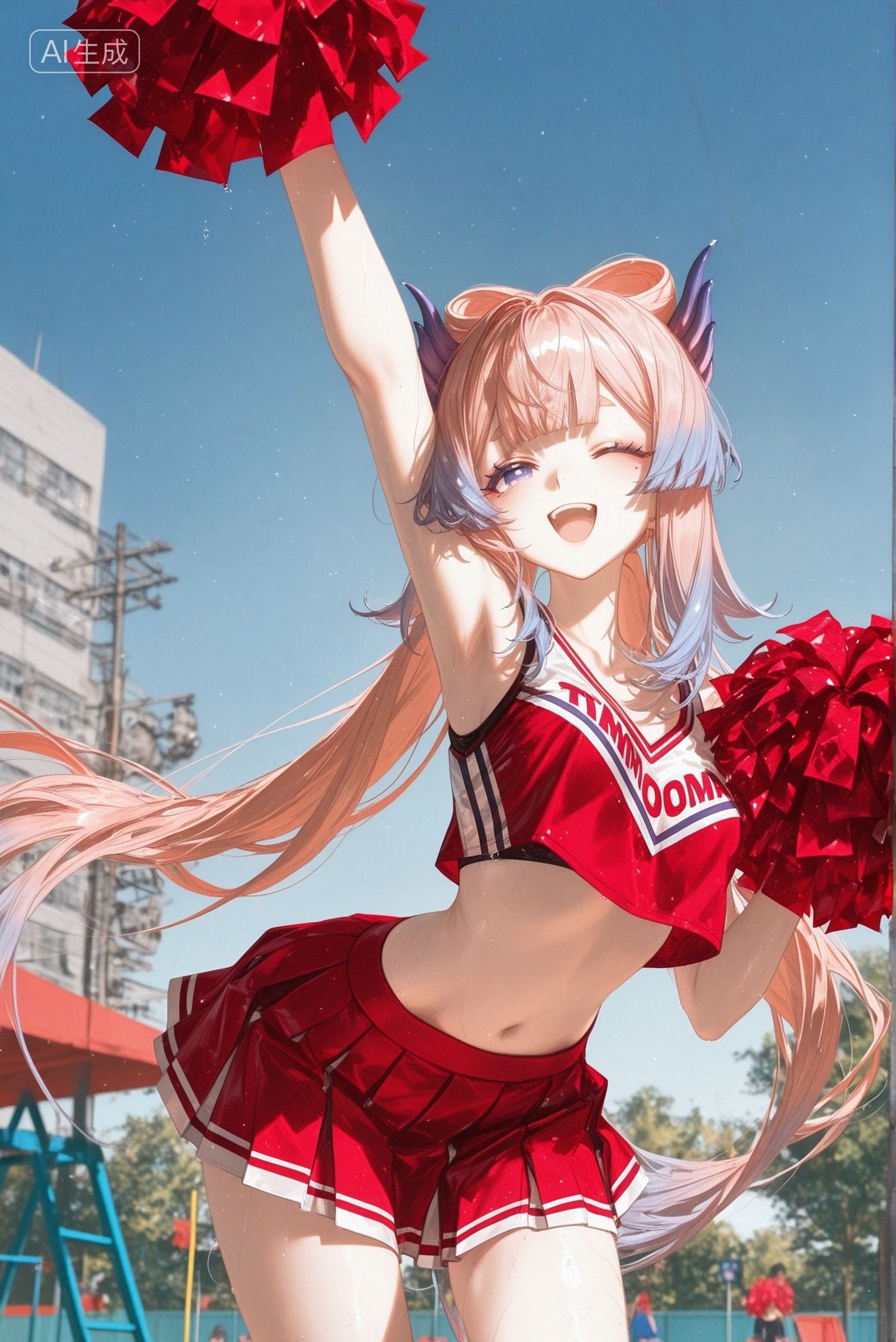 原神二次元游戏人物二创啦啦队 唯美画风美图,第2张 原神二次元游戏人物二创啦啦队 唯美画风美图,第2张