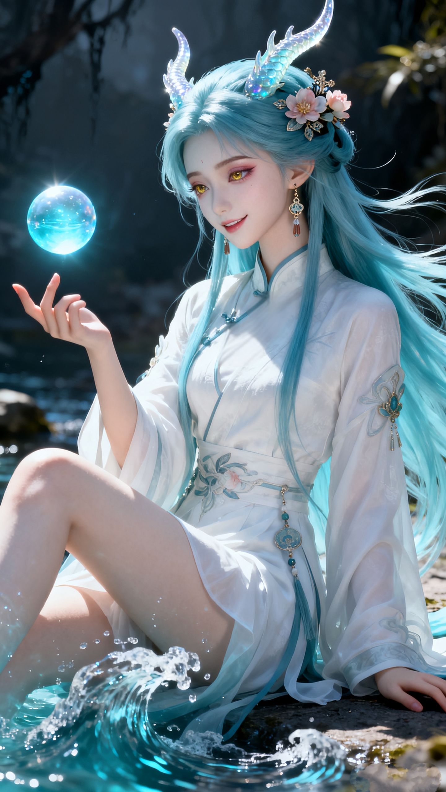 小龙女二次元 高清壁纸 古装古风美女,第3张