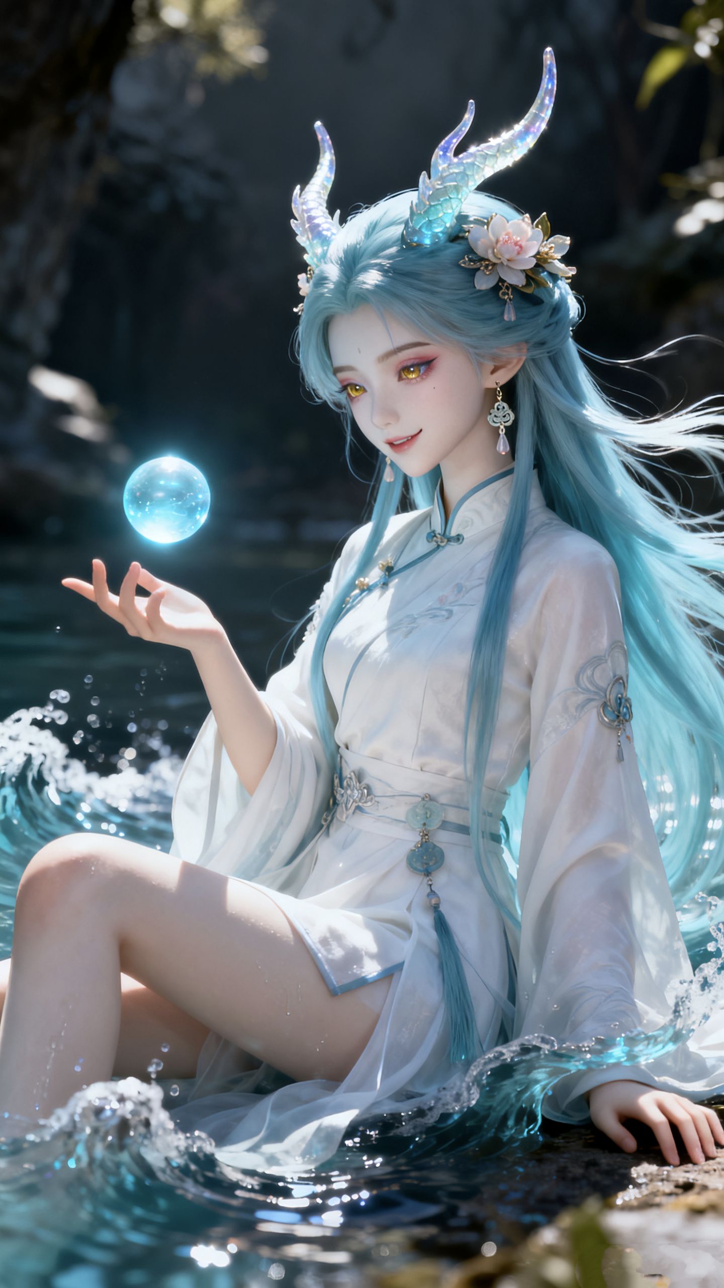 小龙女二次元 高清壁纸 古装古风美女,第4张