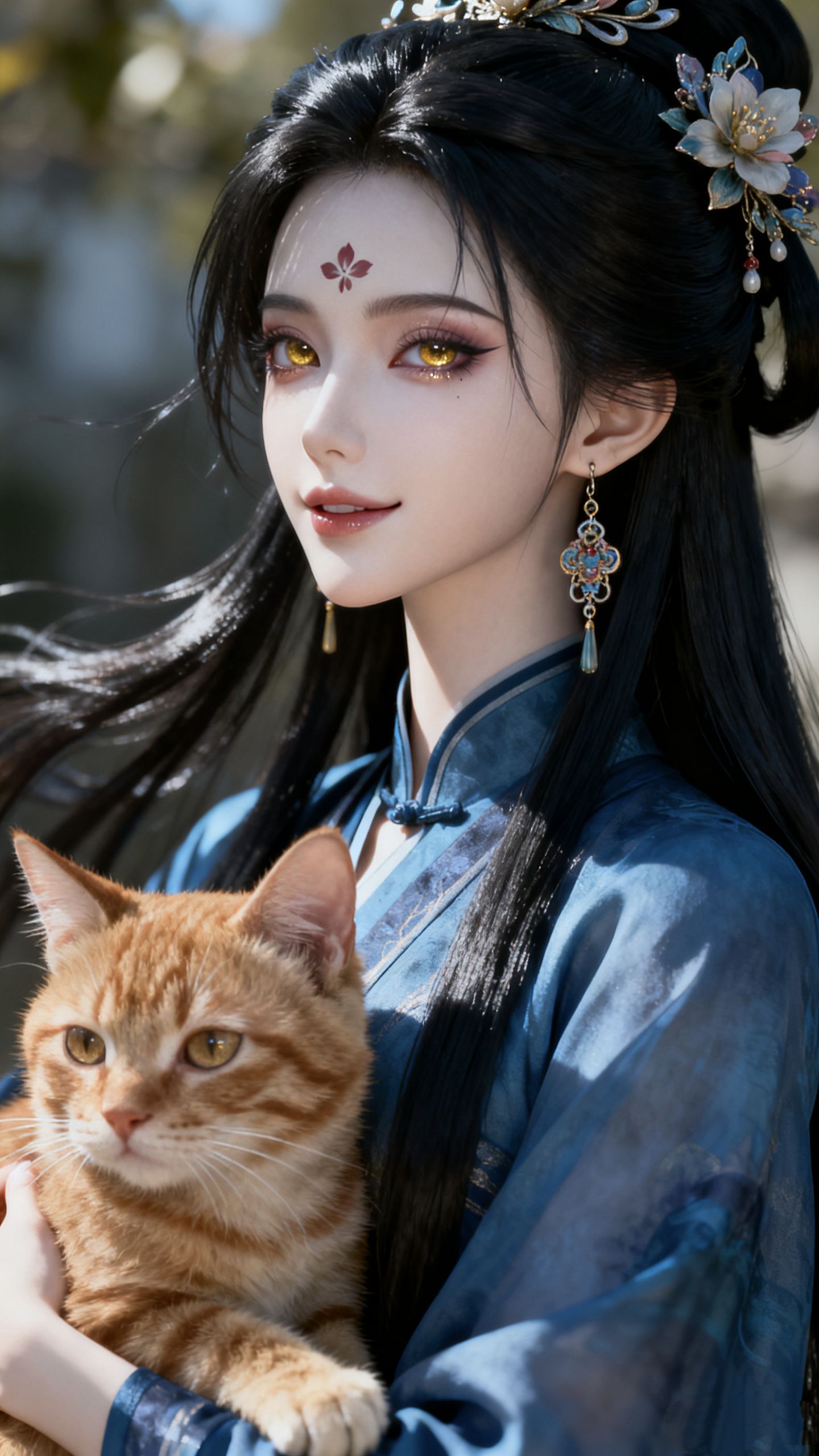 幽兰知我心。古风美女高清图片小姐姐AI创作图片,第2张 幽兰知我心。古风美女高清图片小姐姐AI创作图片,第2张