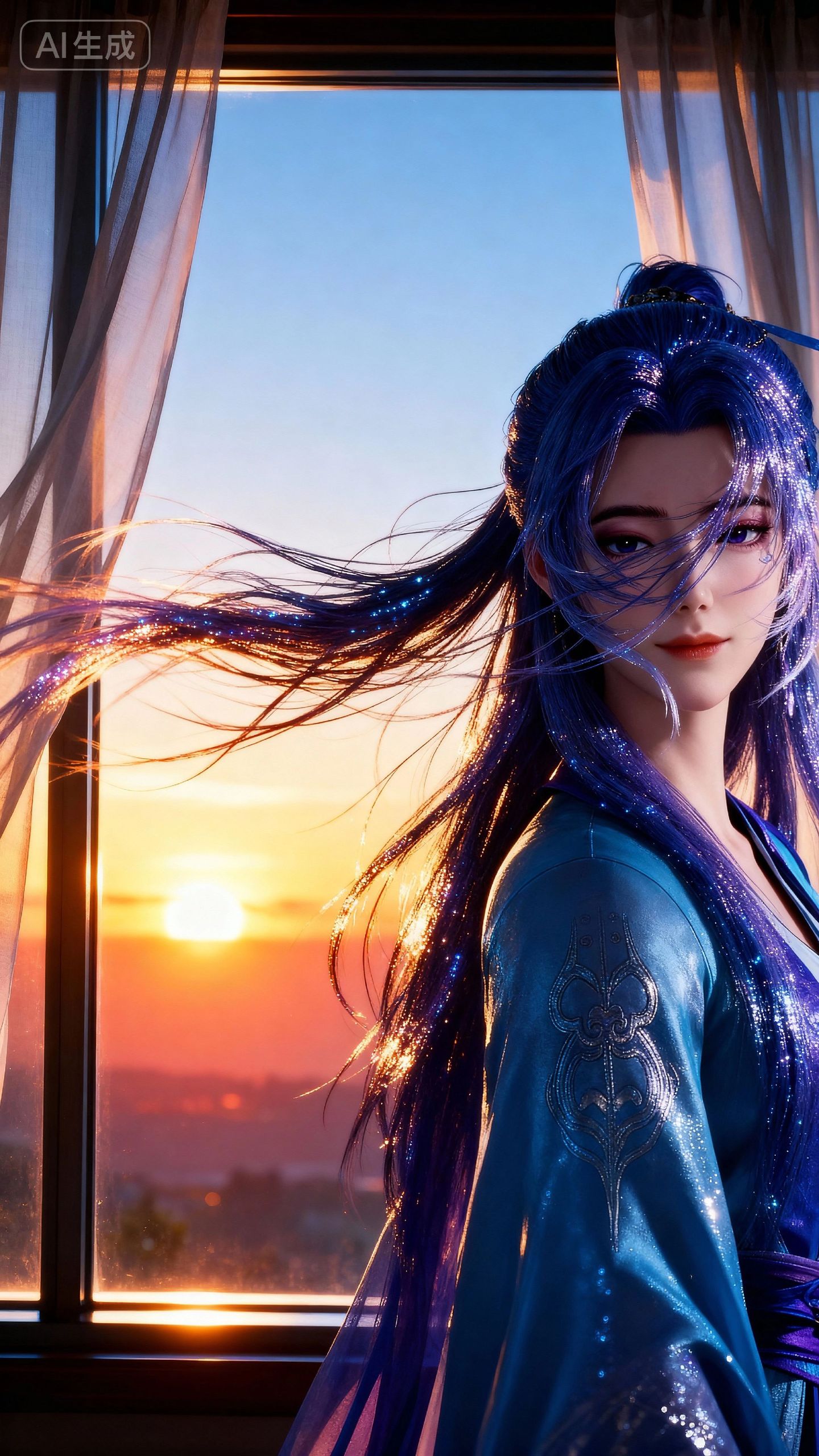 云霄仙子还是太美了 国漫女神壁纸动漫美女 现代场景背景在线免费看,第1张